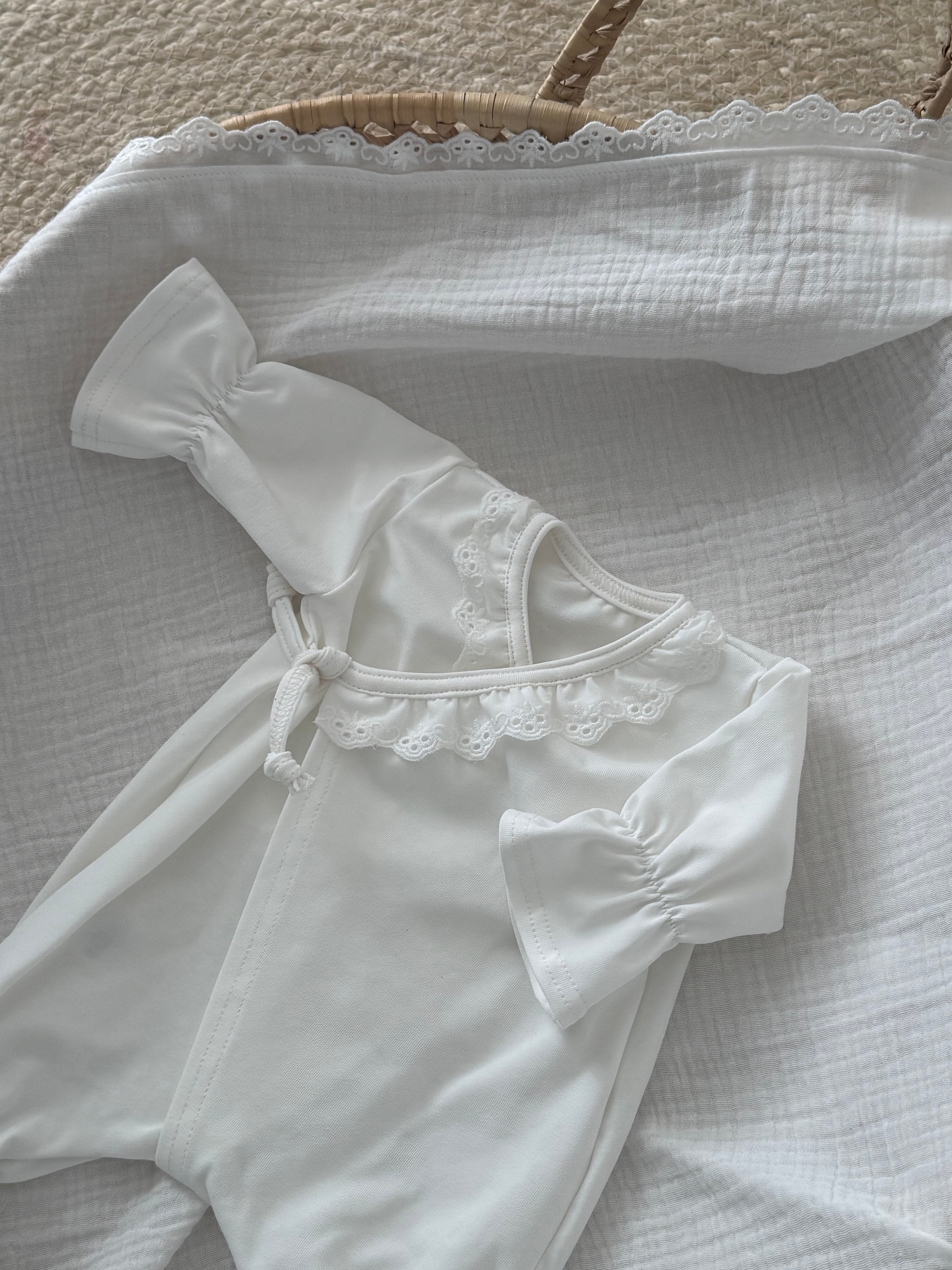Boxpakje Dahlia - Broderie Off White