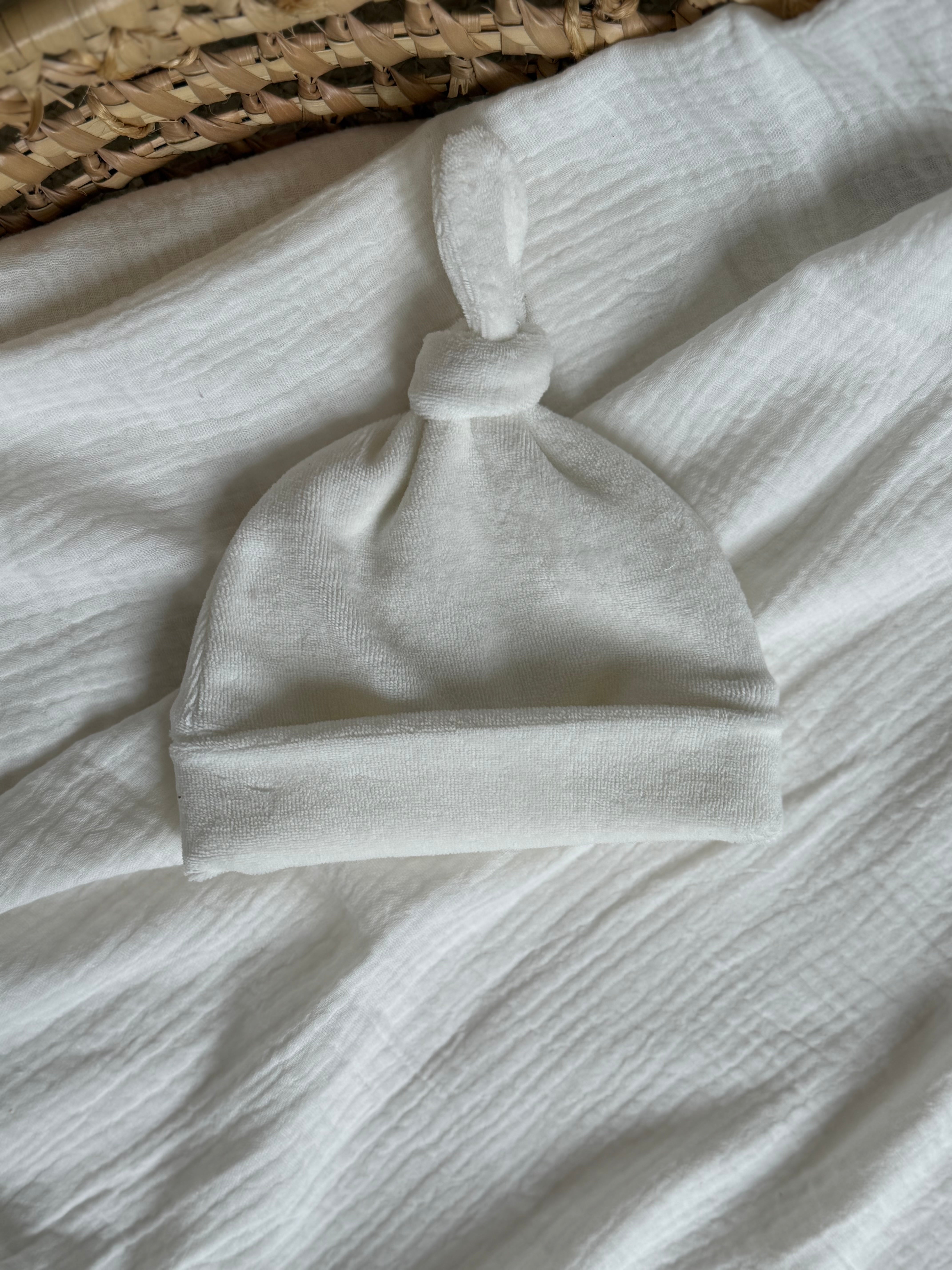 Mutsje - Velours Off White - For Your Little Cutie