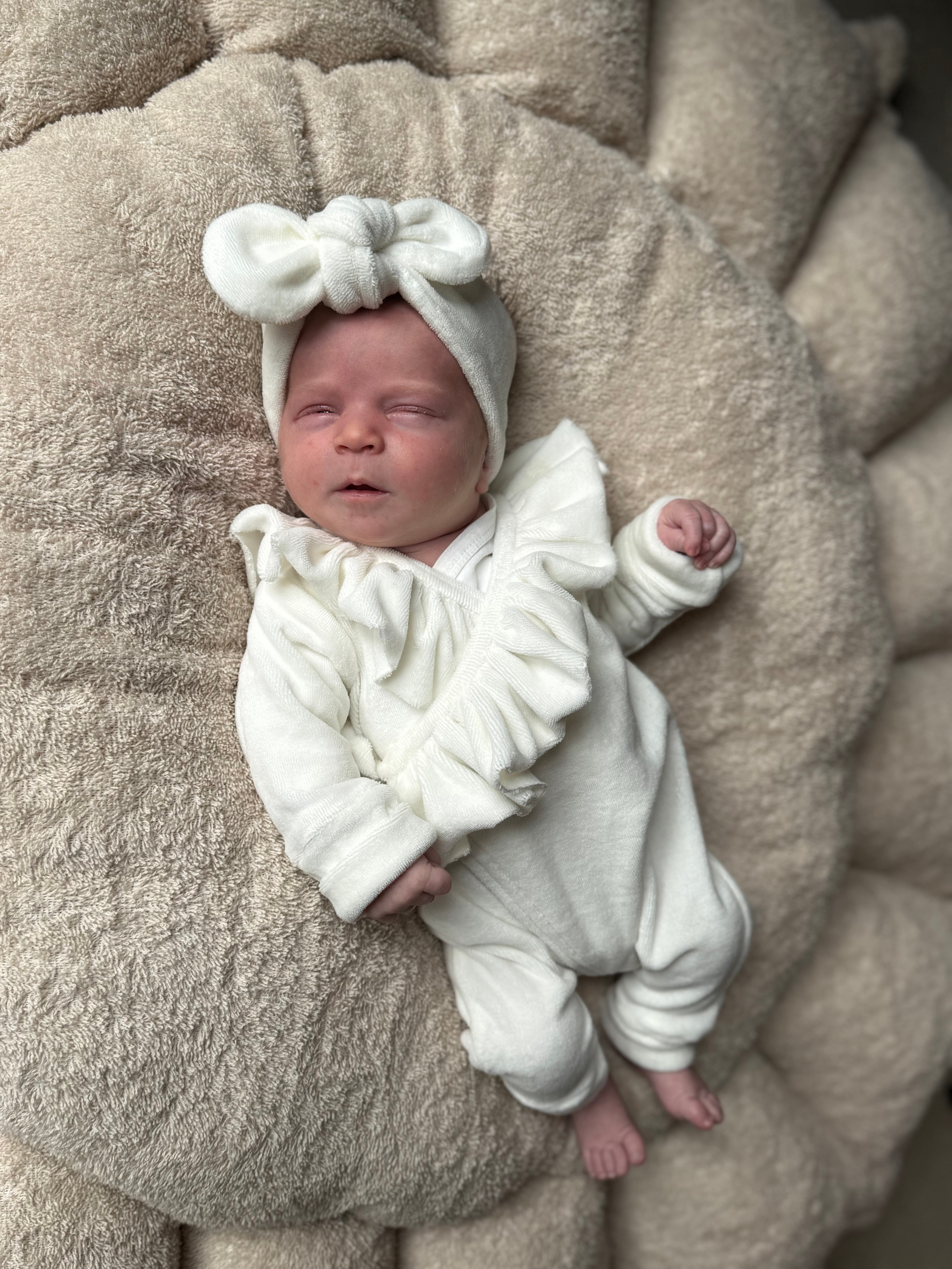 Boxpakje - velours off white - For Your Little Cutie