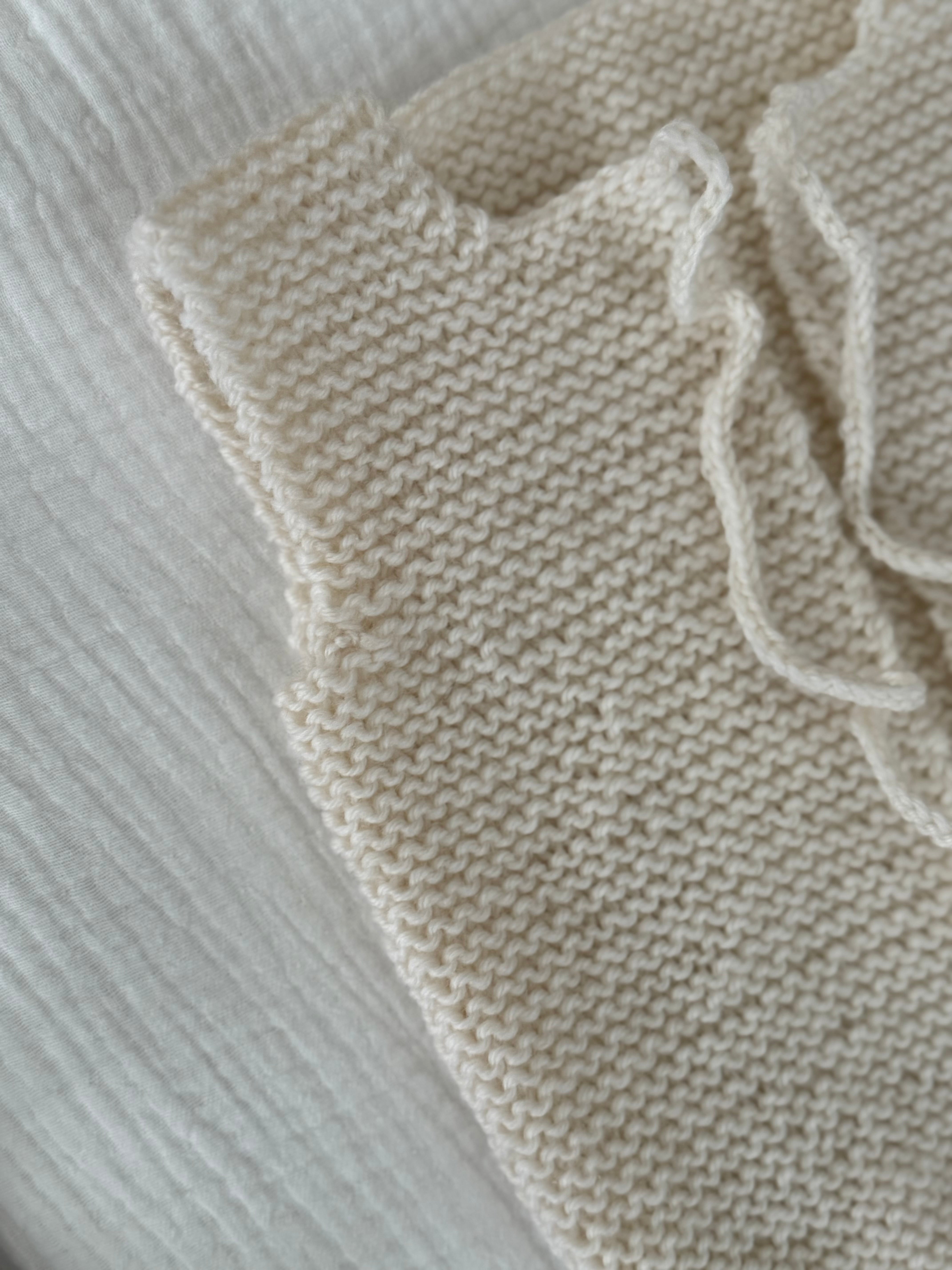 Gilletje Merino Wol - Ecru - For Your Little Cutie