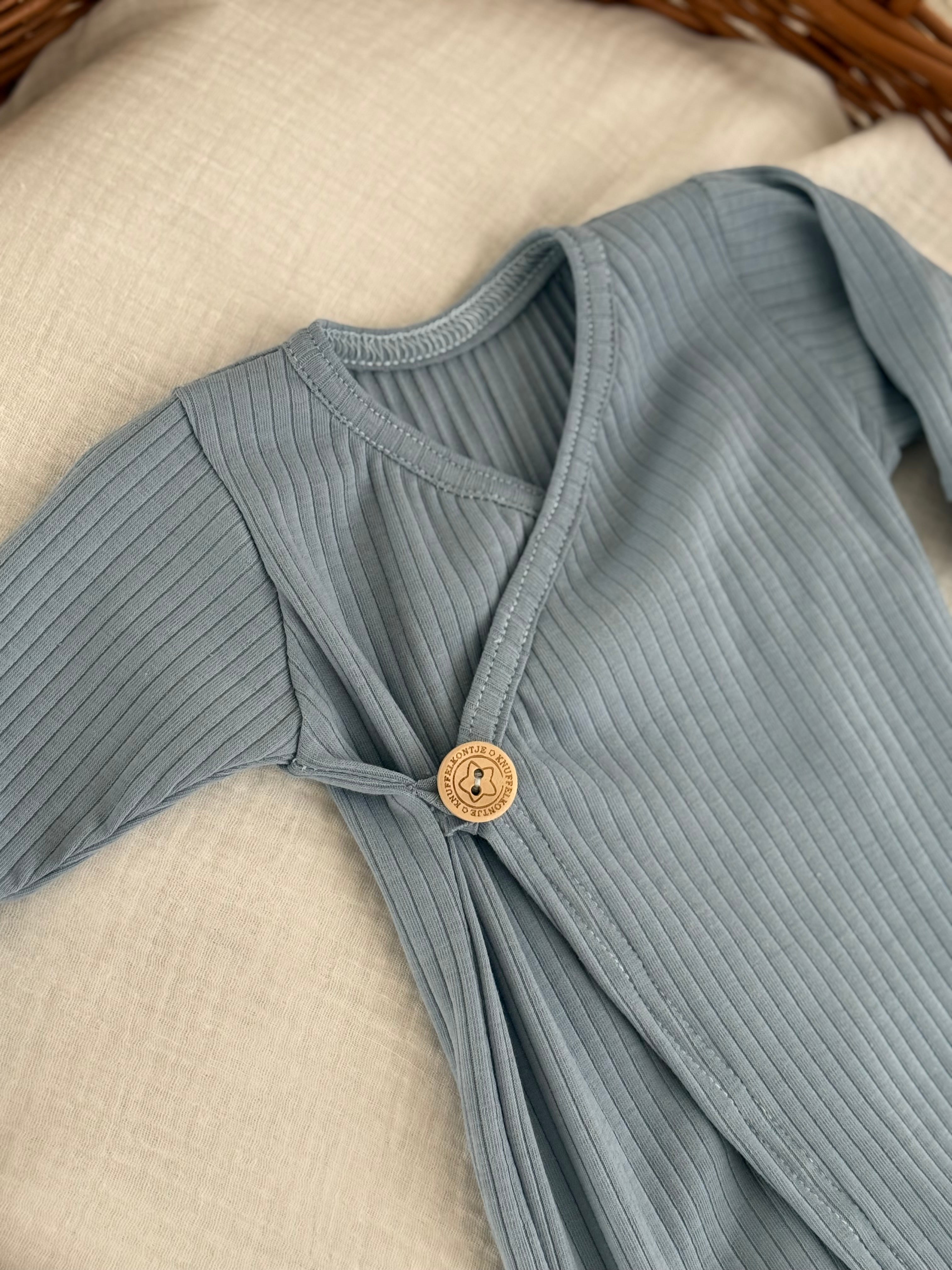 Boxpakje unisex jersey rib - blauw - For Your Little Cutie