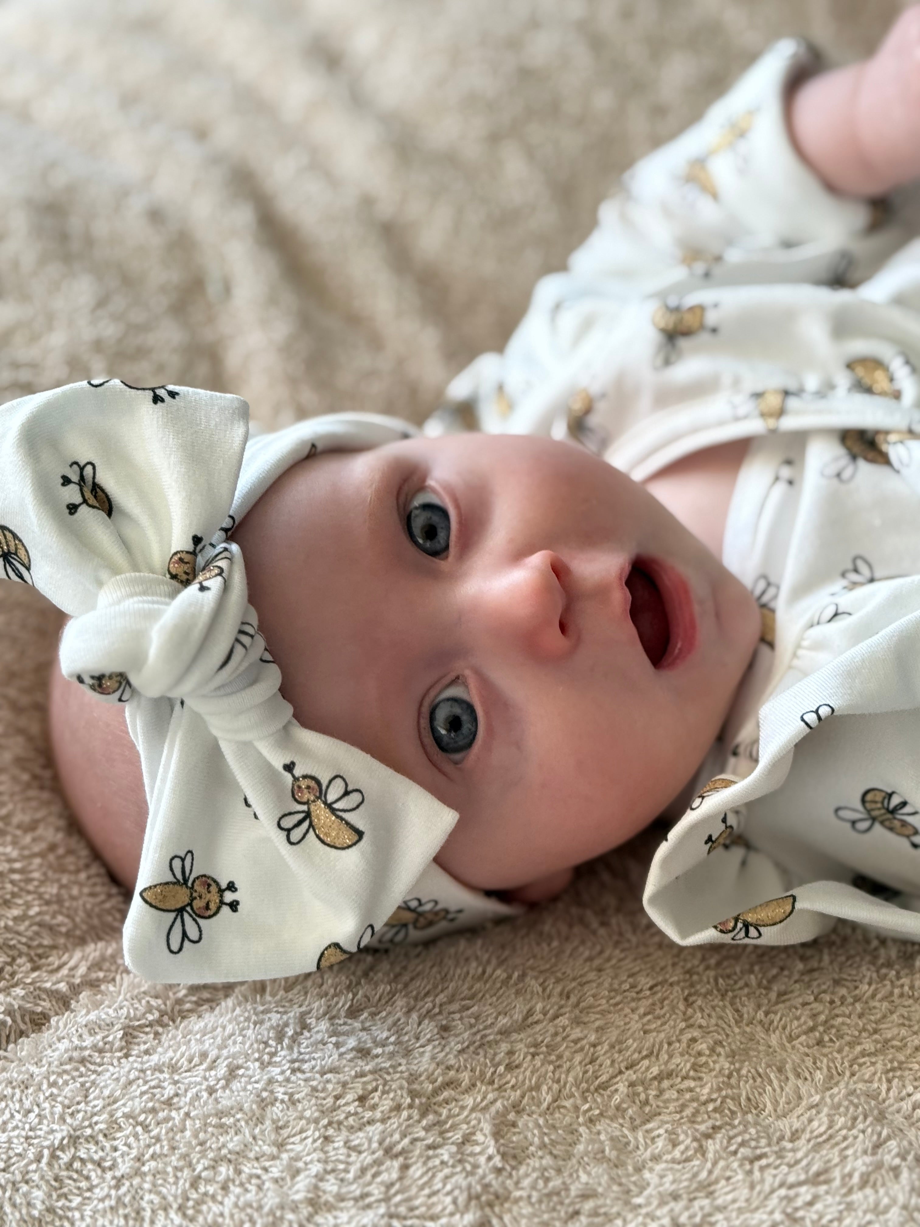 Haarbandje Dahlia - Glitter Bijtjes - For Your Little Cutie