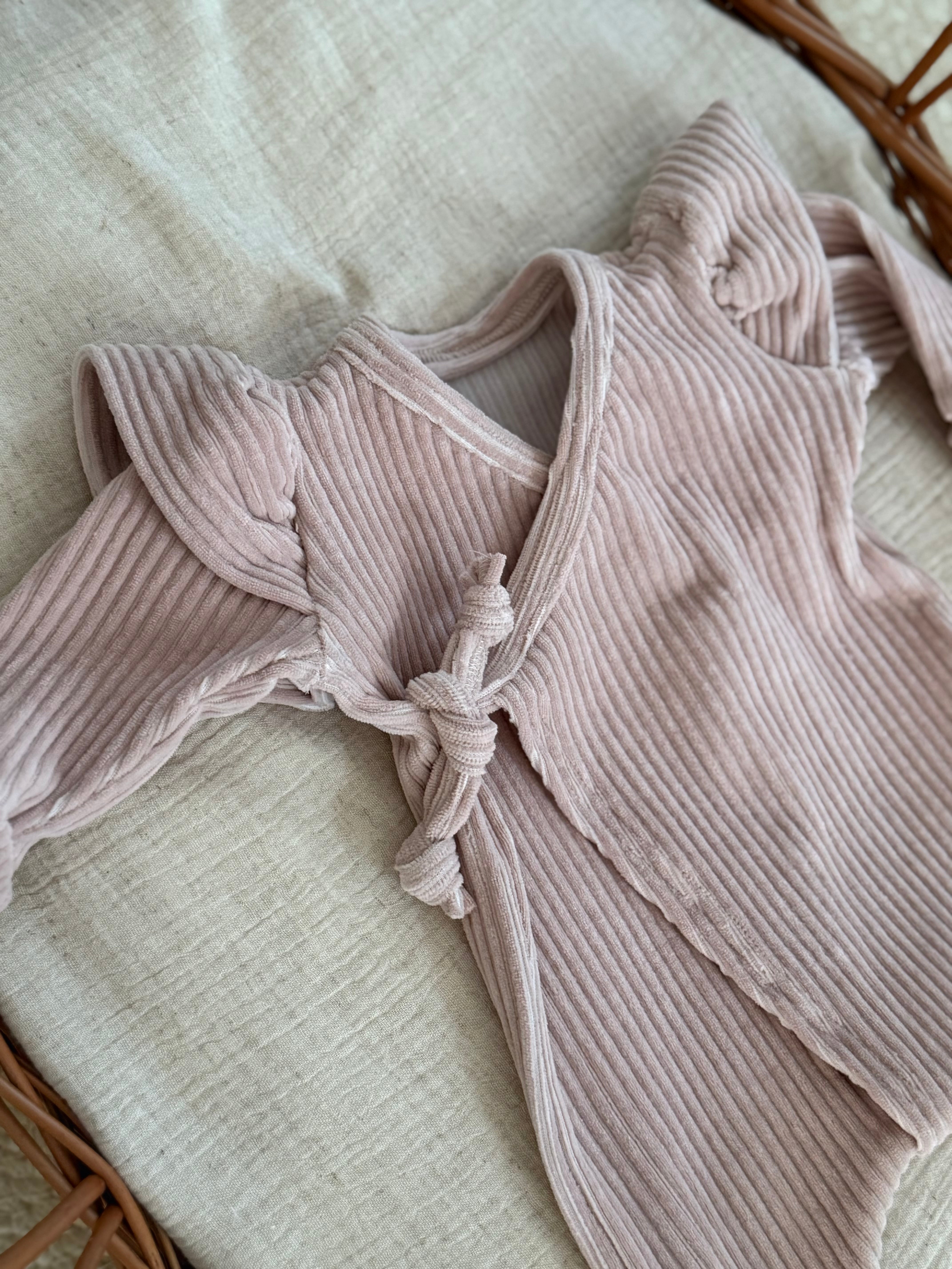 Boxpakje - fluweel rib zalm - For Your Little Cutie