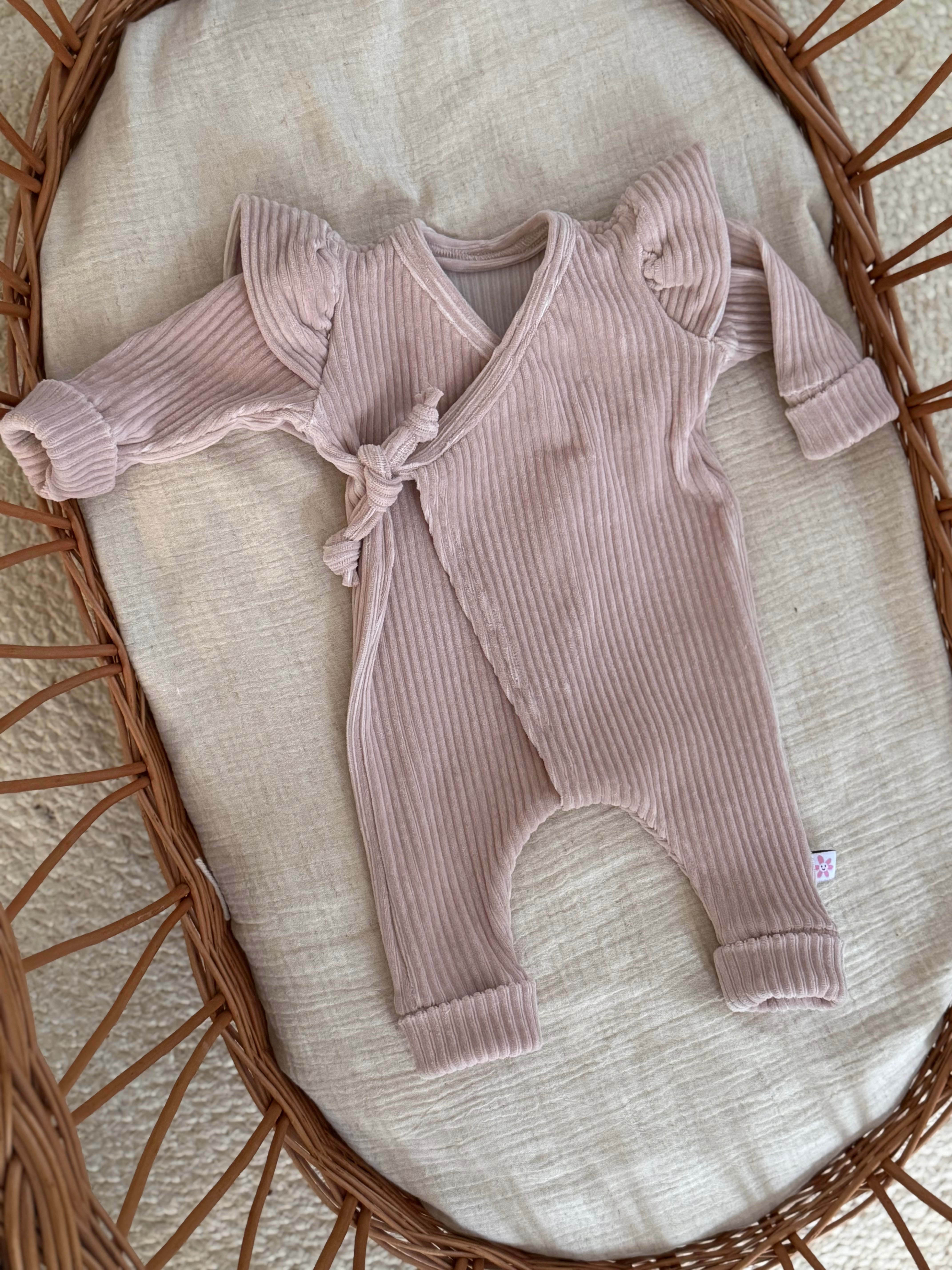 Boxpakje - fluweel rib zalm - For Your Little Cutie