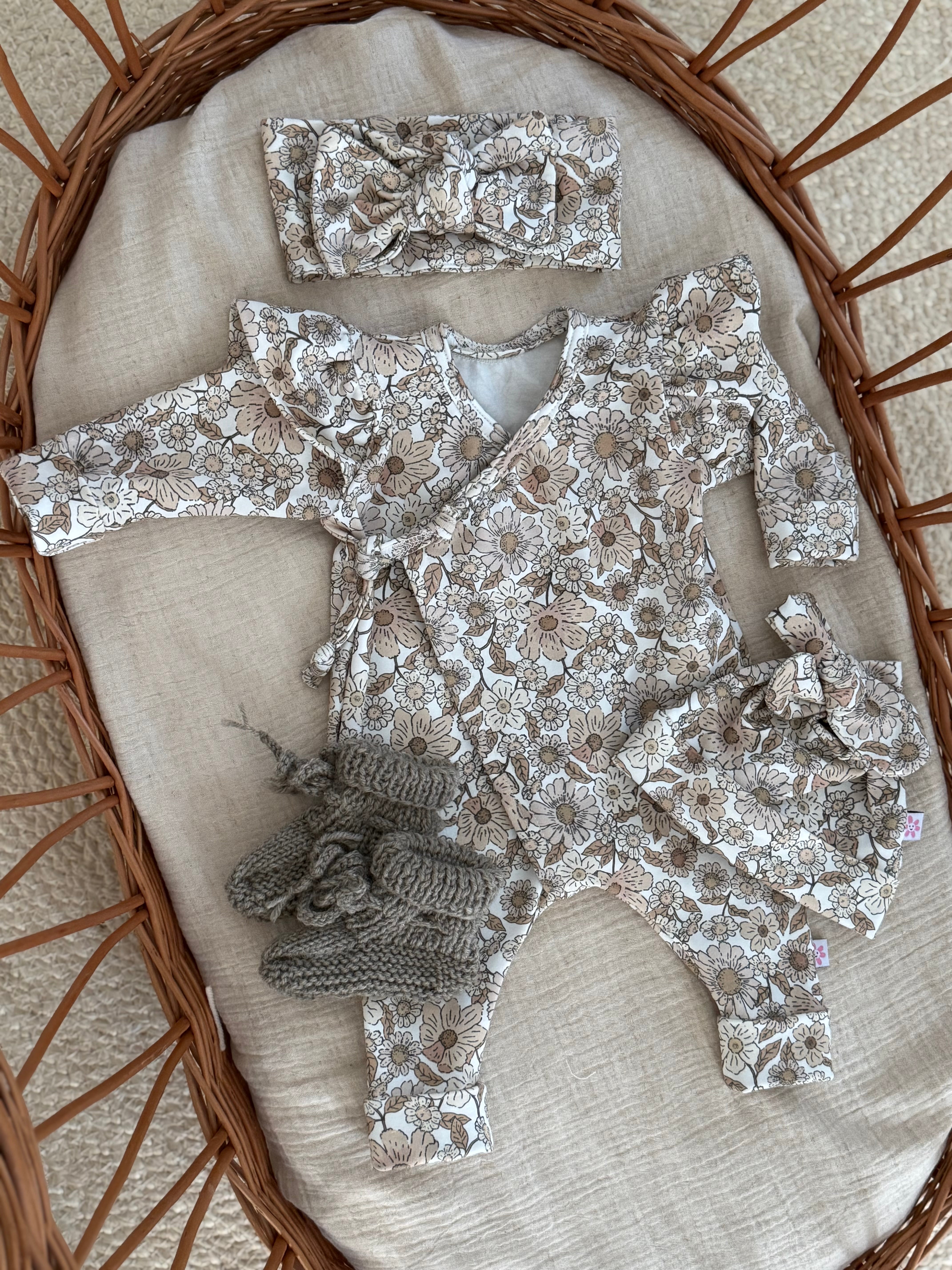 Boxpakje ruffle - retro flower - For Your Little Cutie