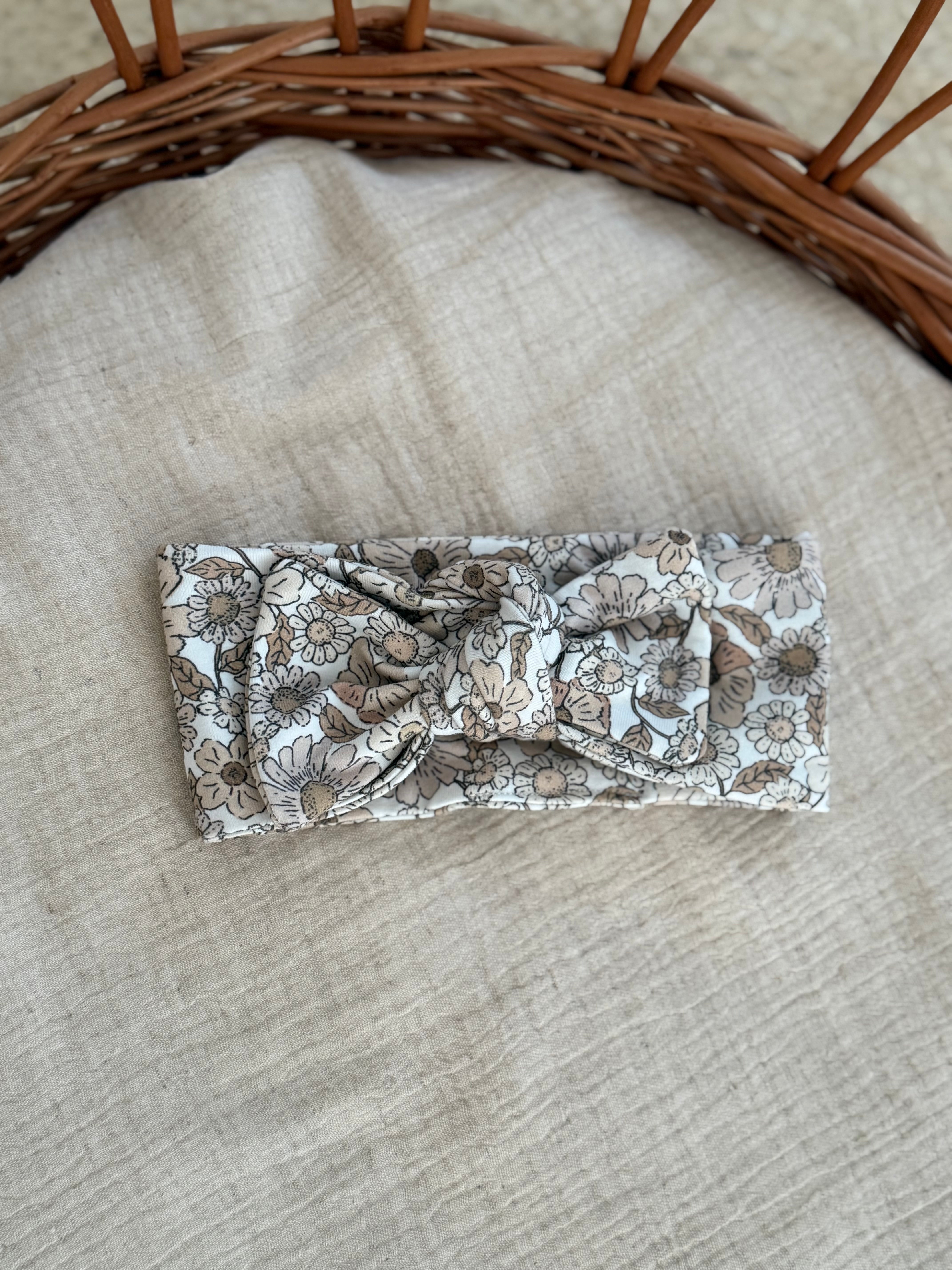 Haarbandje - retro flower - For Your Little Cutie