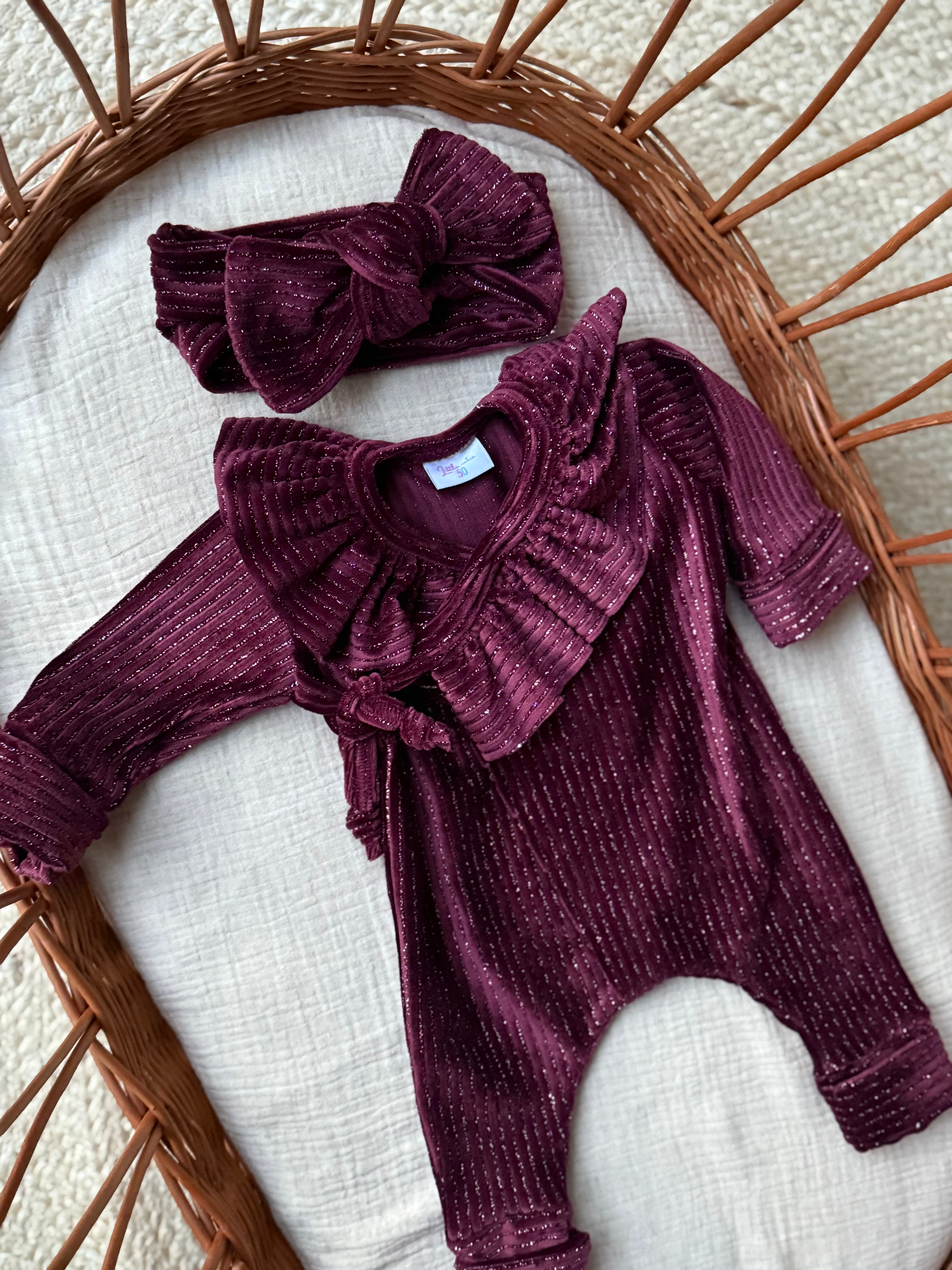 SPECIALE EDITION Boxpakje lastmoon - Bordeaux glitter