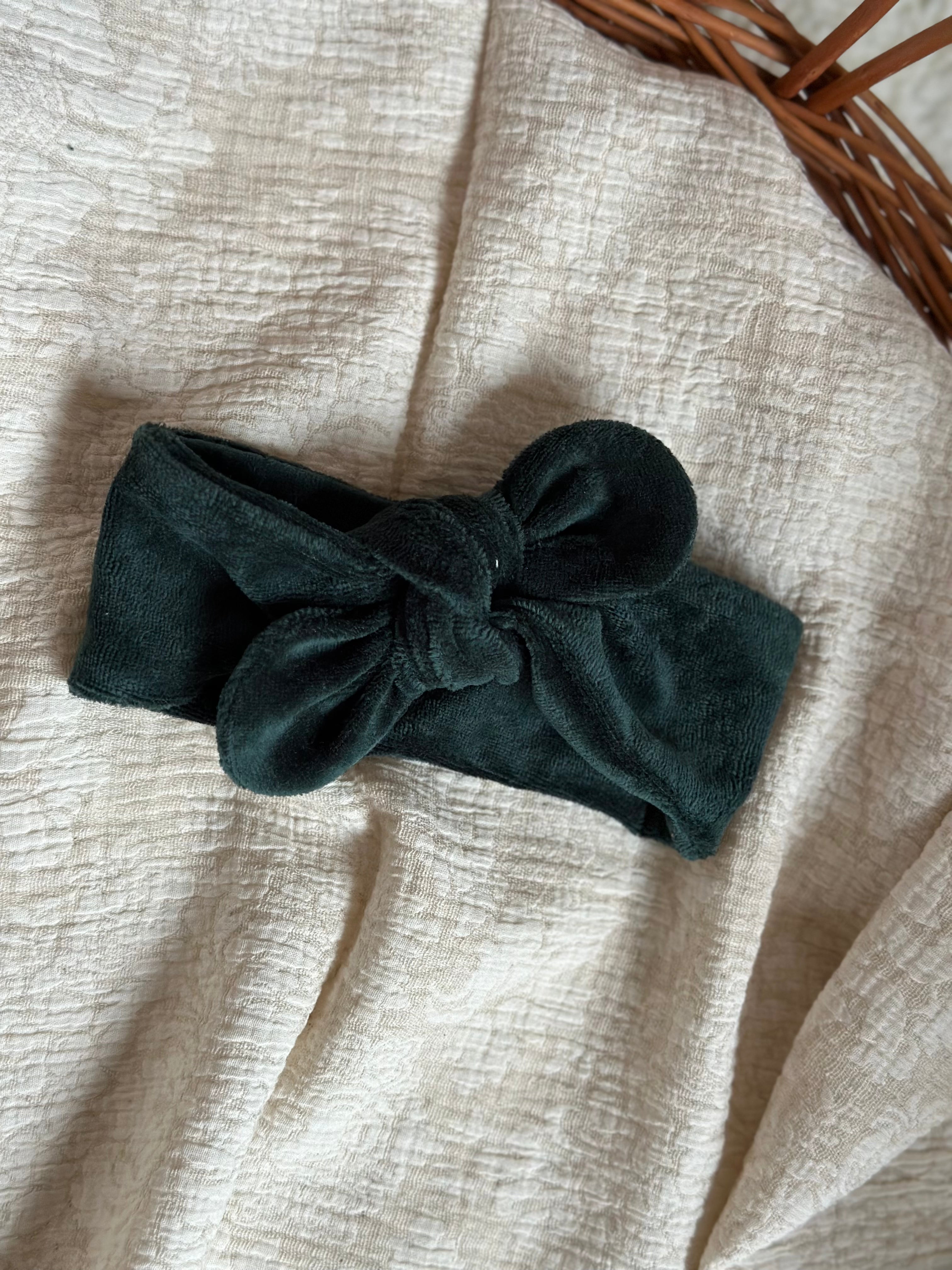 Haarbandje velours - Smaragdgroen Limited edition - For Your Little Cutie