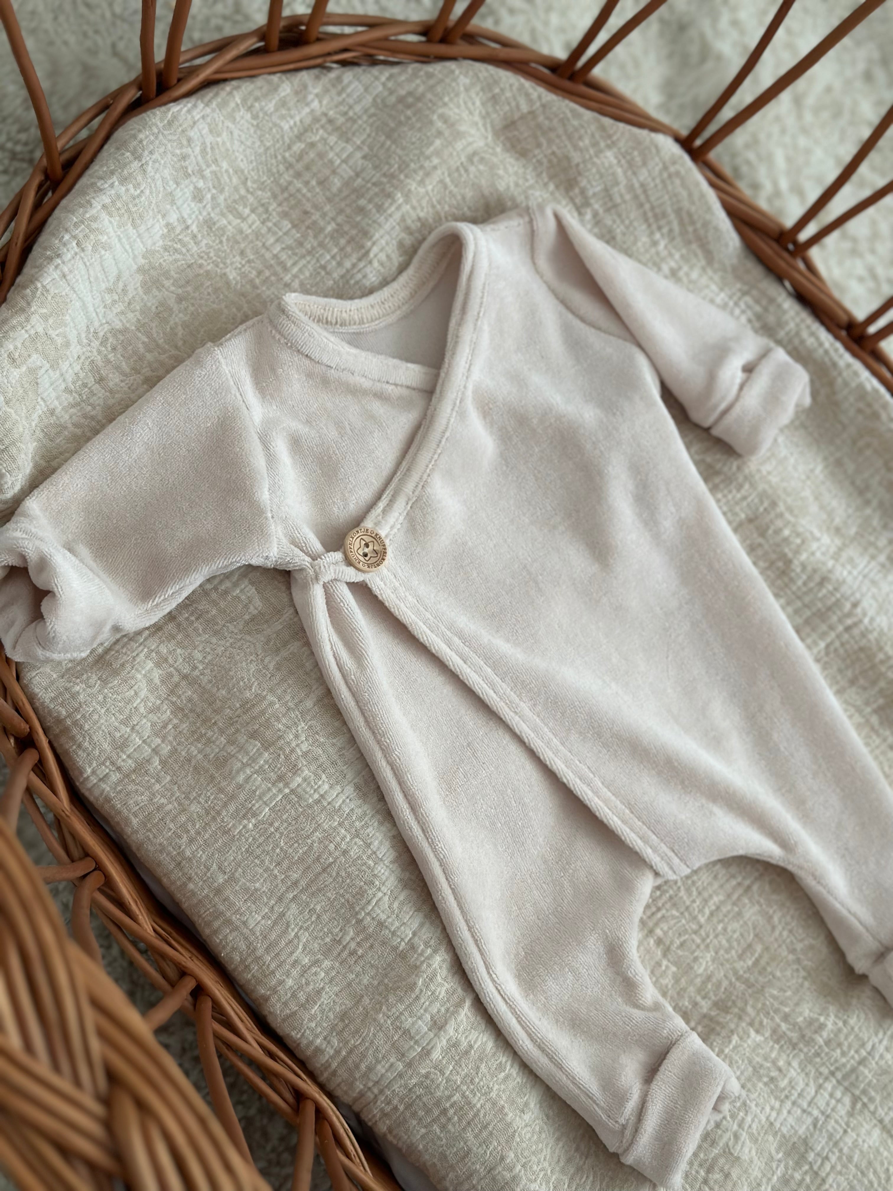 Boxpakje unisex - velours creme - For Your Little Cutie