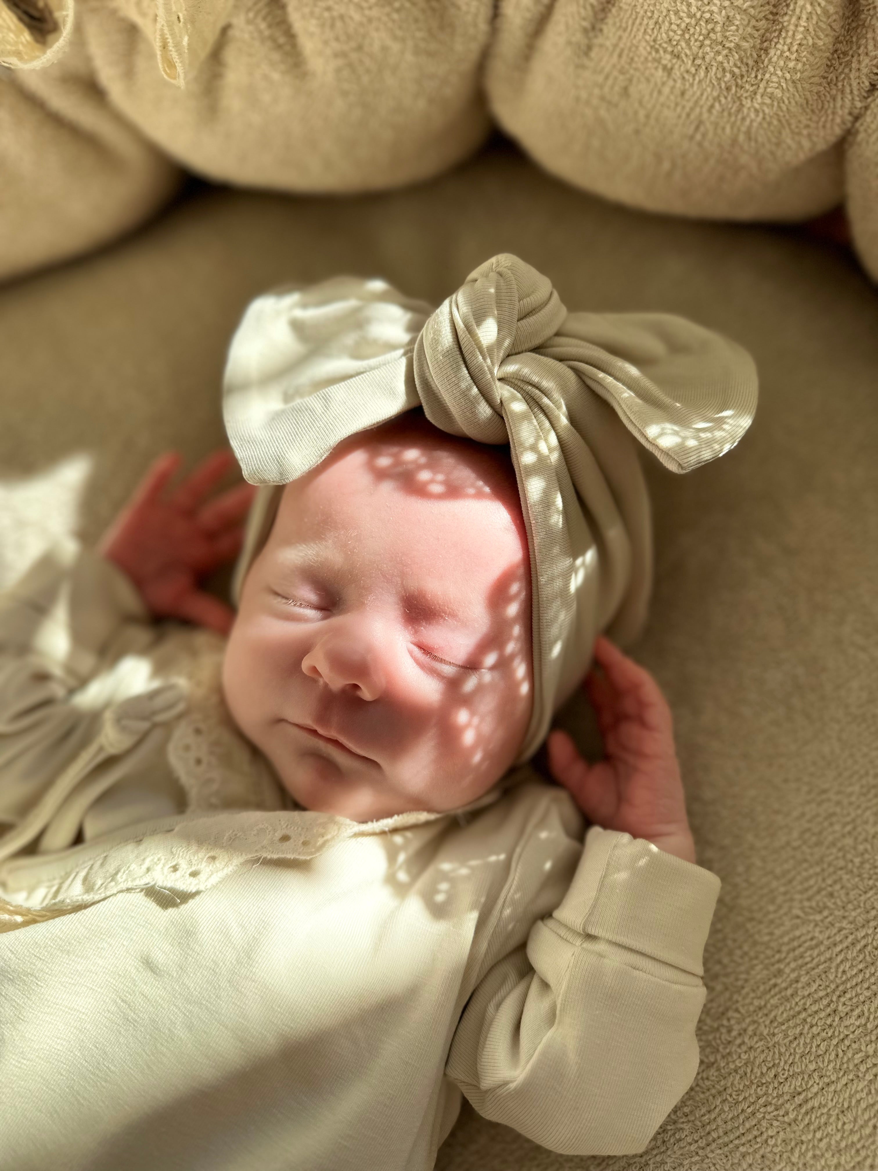 Newborn setje 6 delig - broderie Sand - For Your Little Cutie