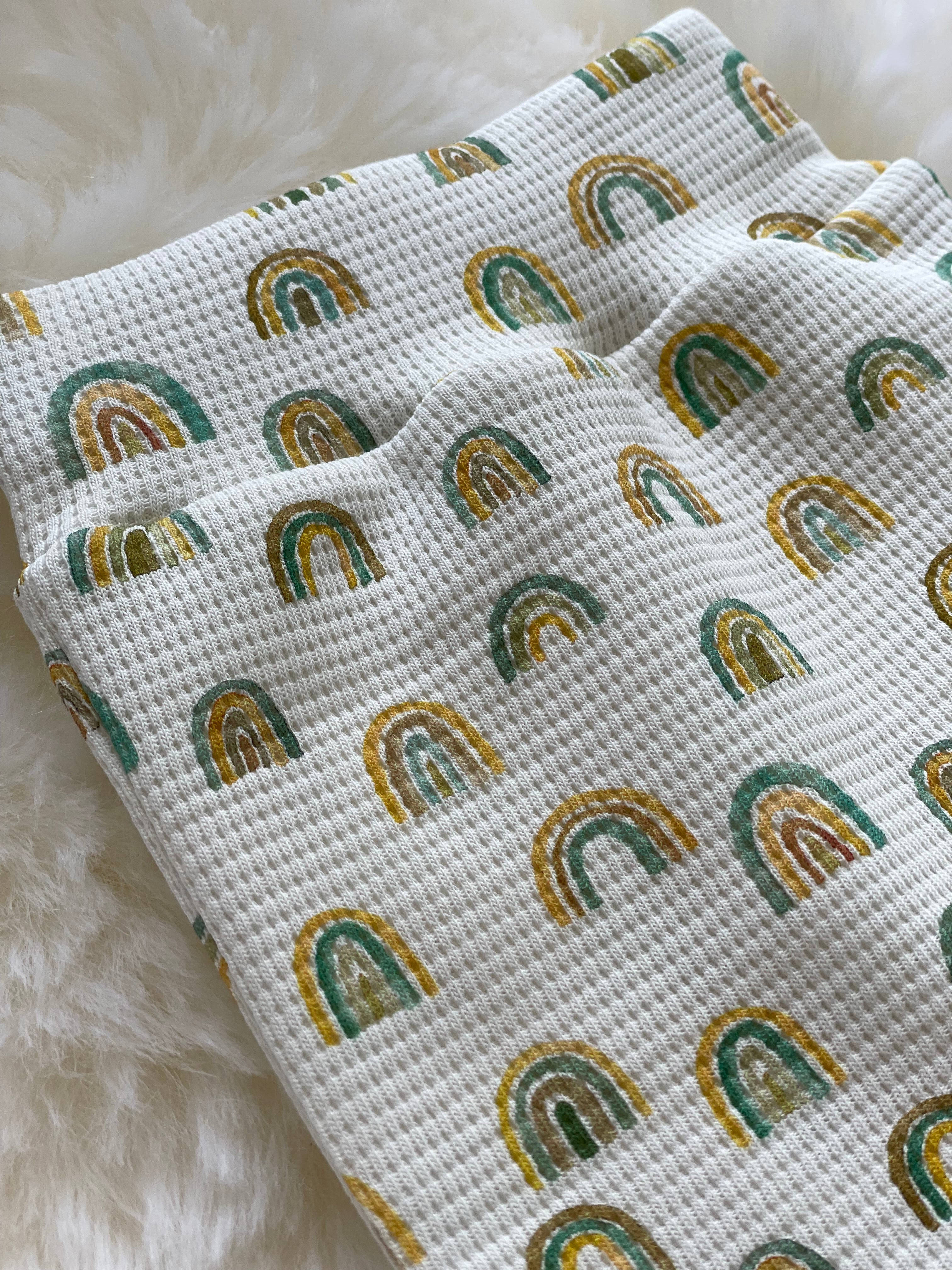 Broekje - Rainbows/waffle - For Your Little Cutie