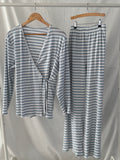 Mama Huispak - Dusty Blue Stripe