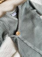 Boxpakje unisex - fluweel rib Mint groen - For Your Little Cutie