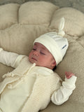 Mutsje unisex jersey rib - off whte - For Your Little Cutie