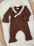 Boxpakje Broderie - Rib Walnut