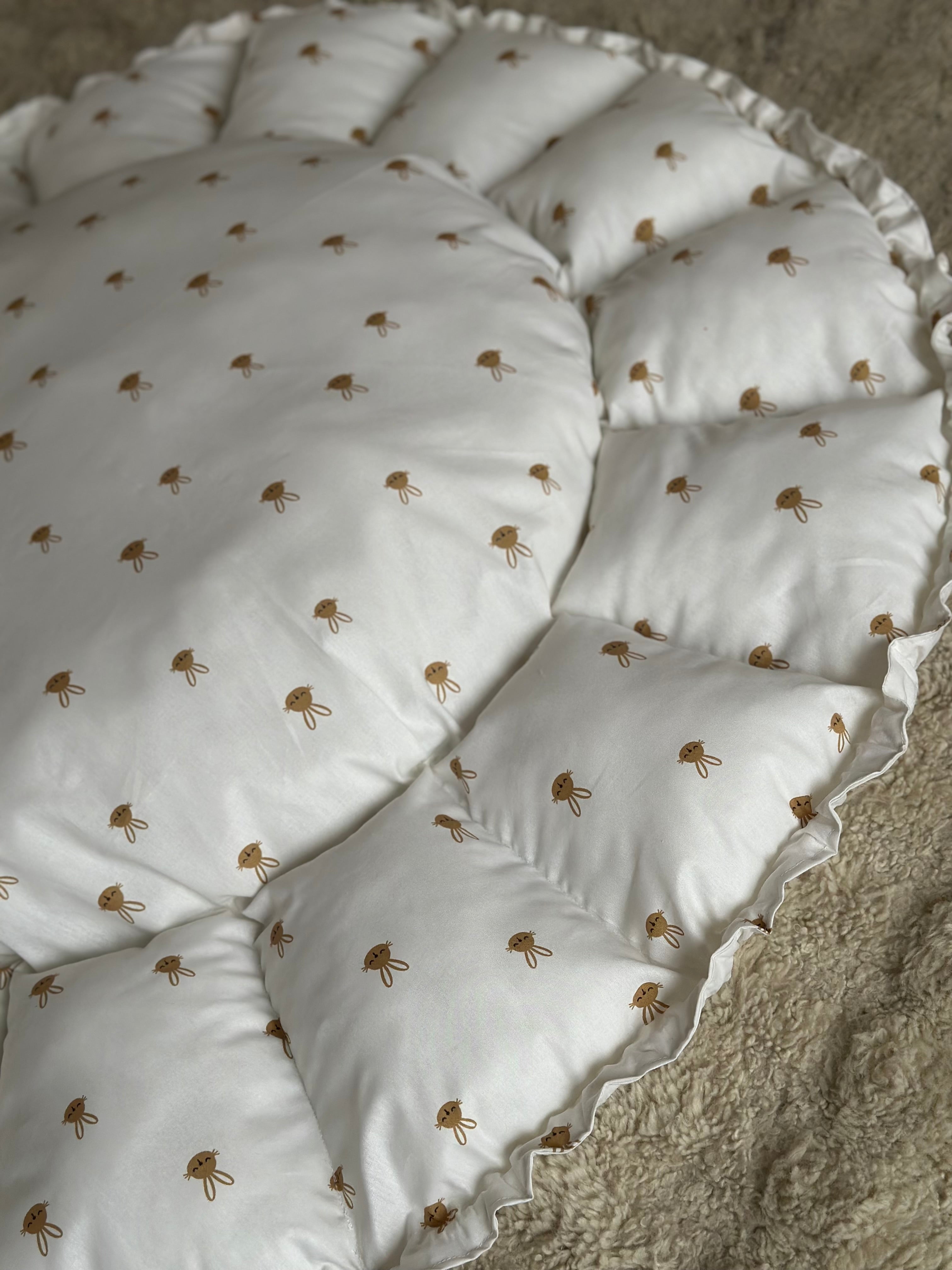 Babynest/speelkleed unisex - Konijn - For Your Little Cutie