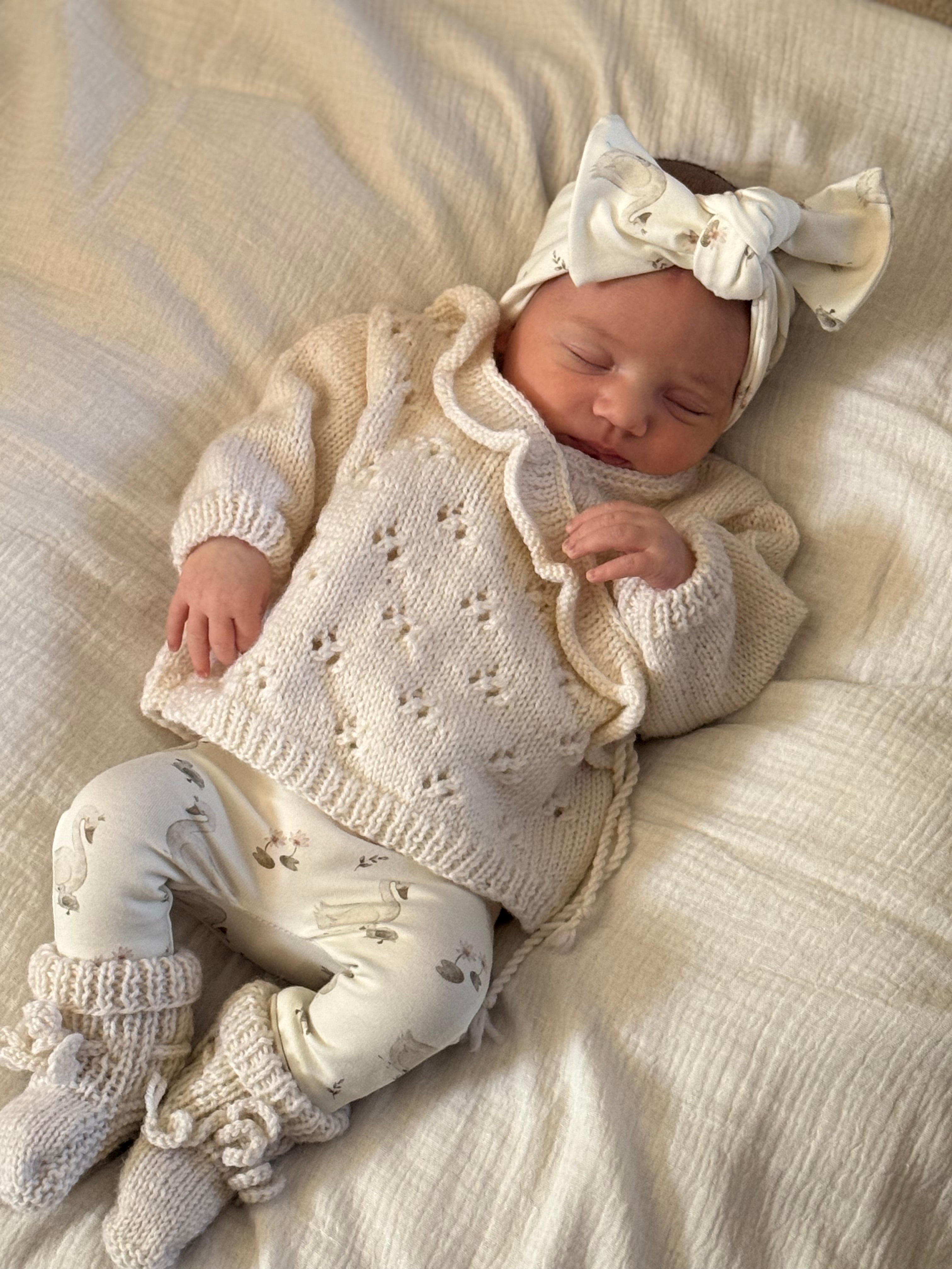Haarbandje - Swann Ecru - For Your Little Cutie