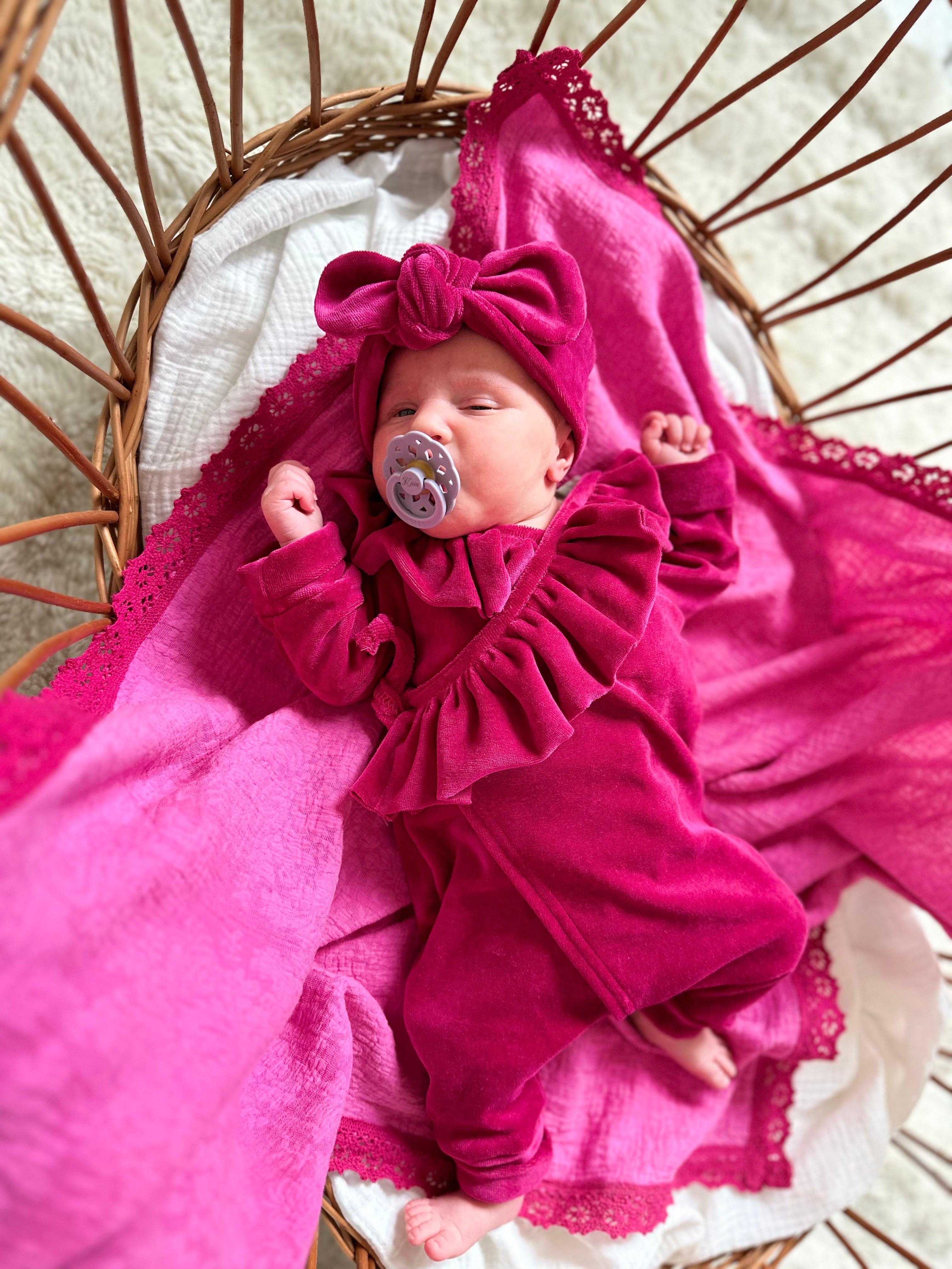 Boxpakje - Velours Fuchsia - For Your Little Cutie