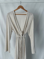 Mama Lounge Vest - Linnen Stripe