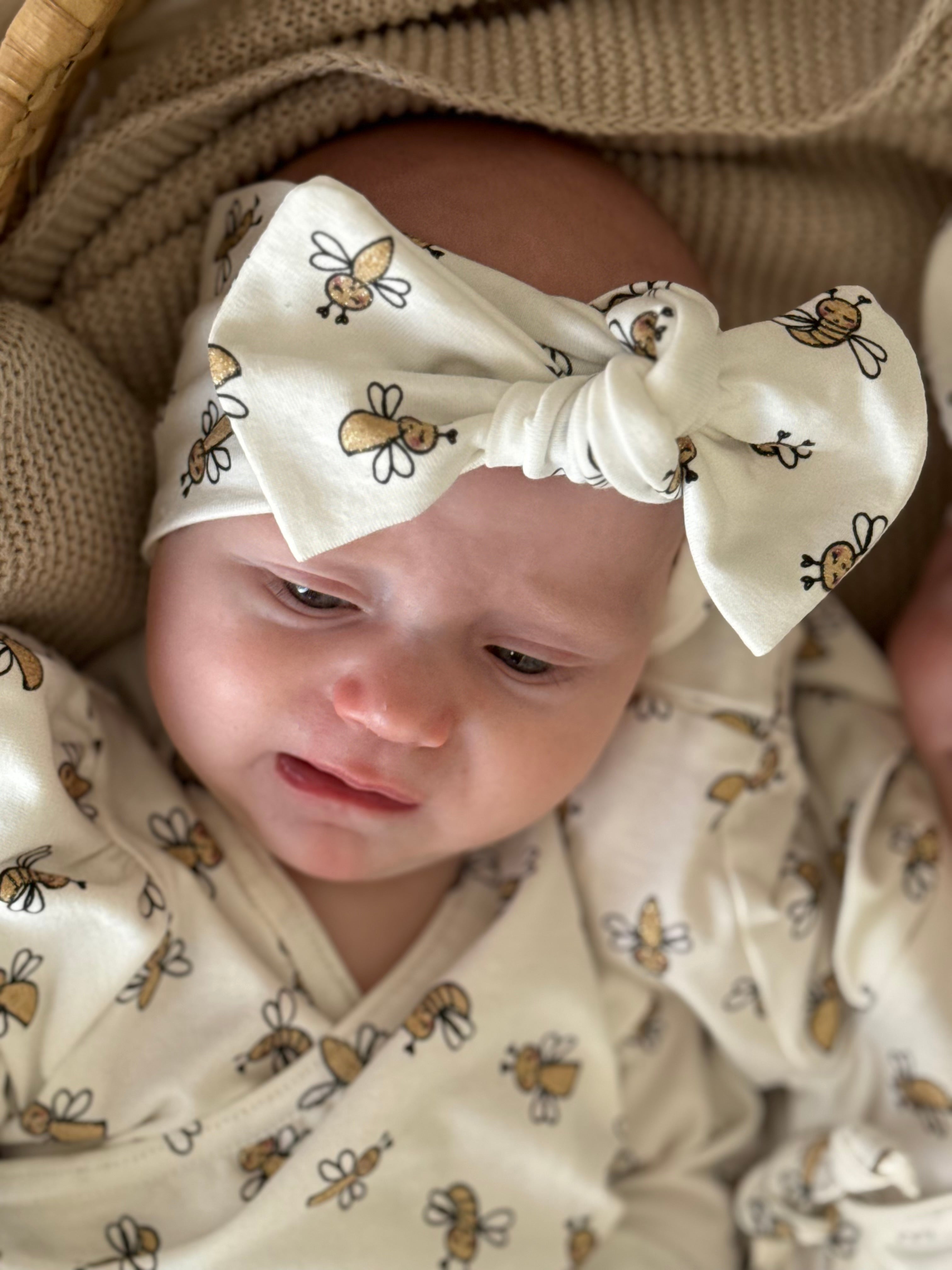 Haarbandje Dahlia - Glitter Bijtjes - For Your Little Cutie