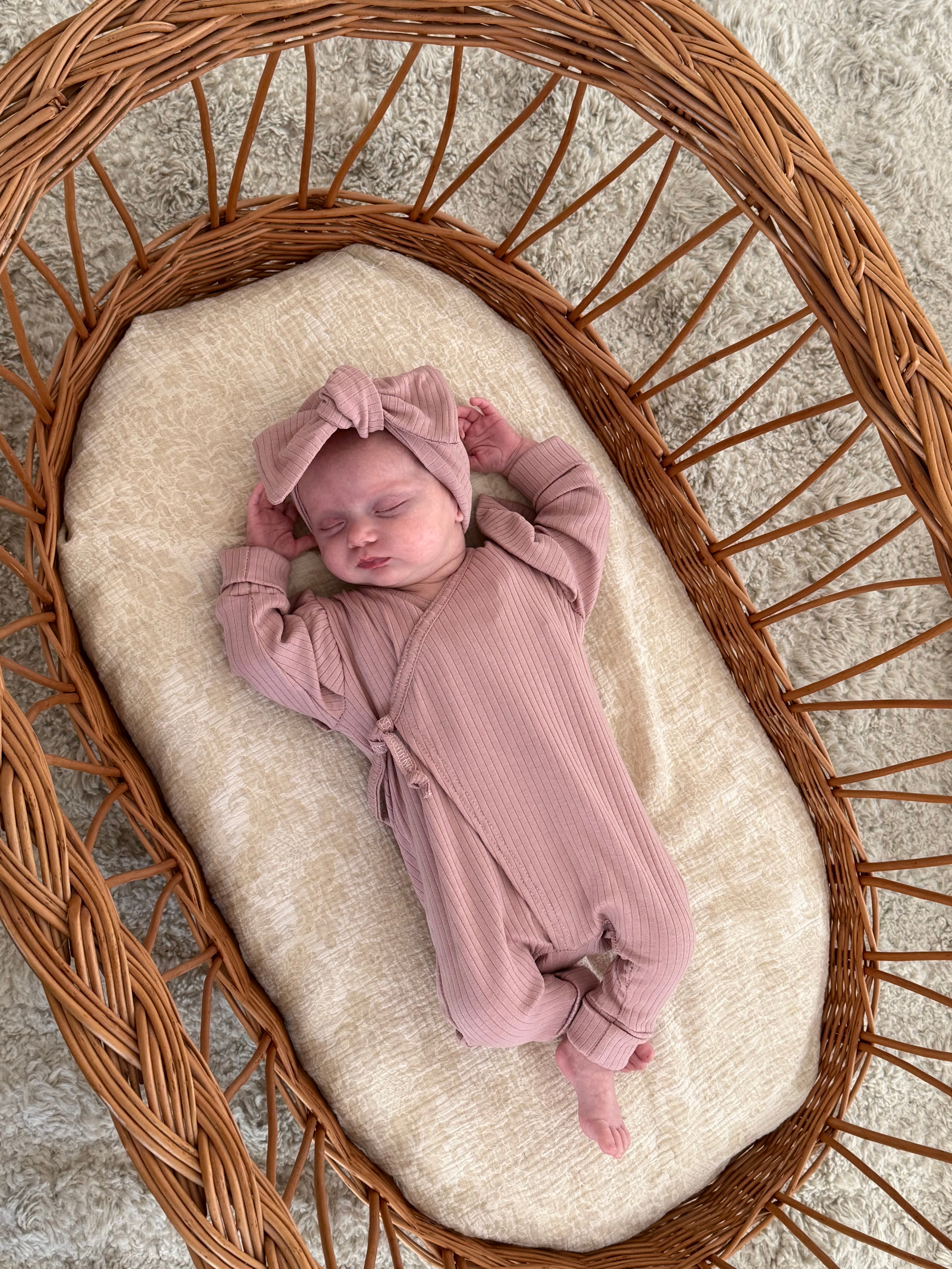 Boxpakje jersey rib - roze - For Your Little Cutie