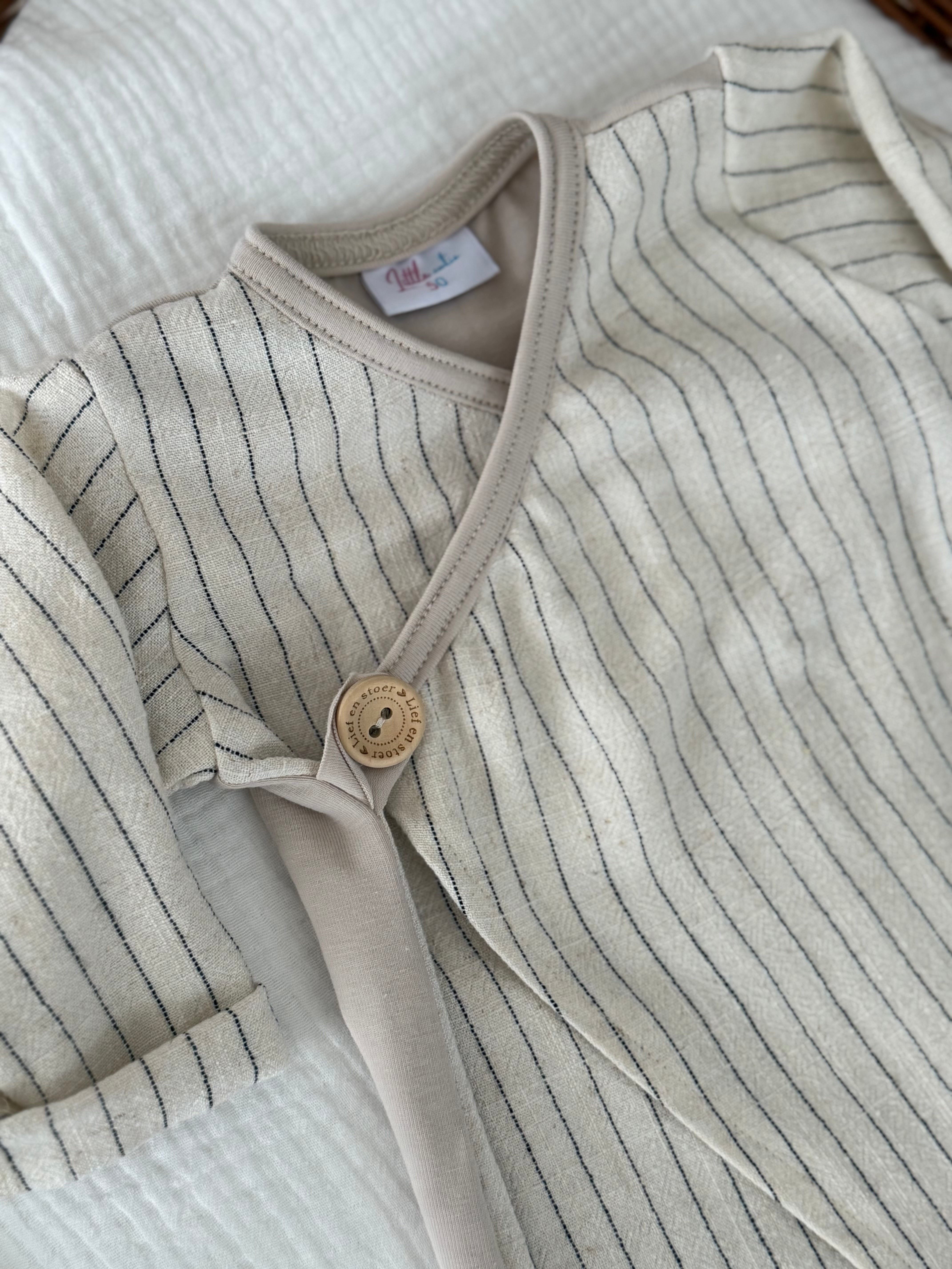 Boxpakje Dahlia —  Linen Strepen - For Your Little Cutie