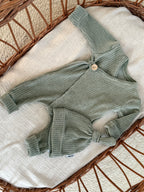 Boxpakje unisex - fluweel groen - For Your Little Cutie