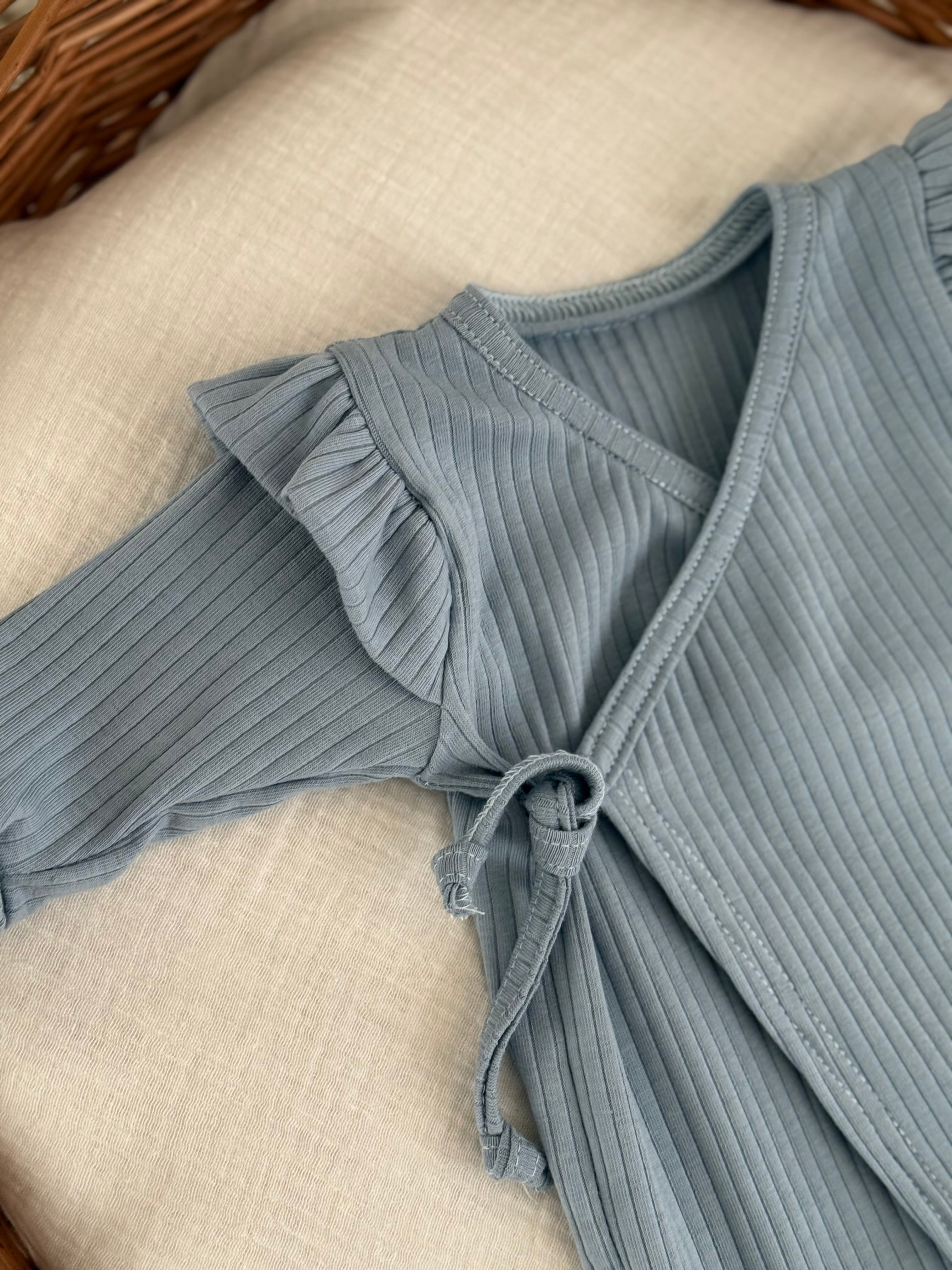 Boxpakje jersey rib - Blauw - For Your Little Cutie