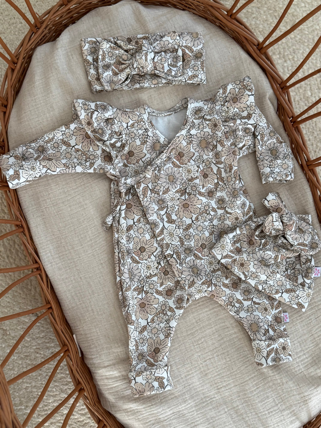 Boxpakje ruffle - retro flower - For Your Little Cutie
