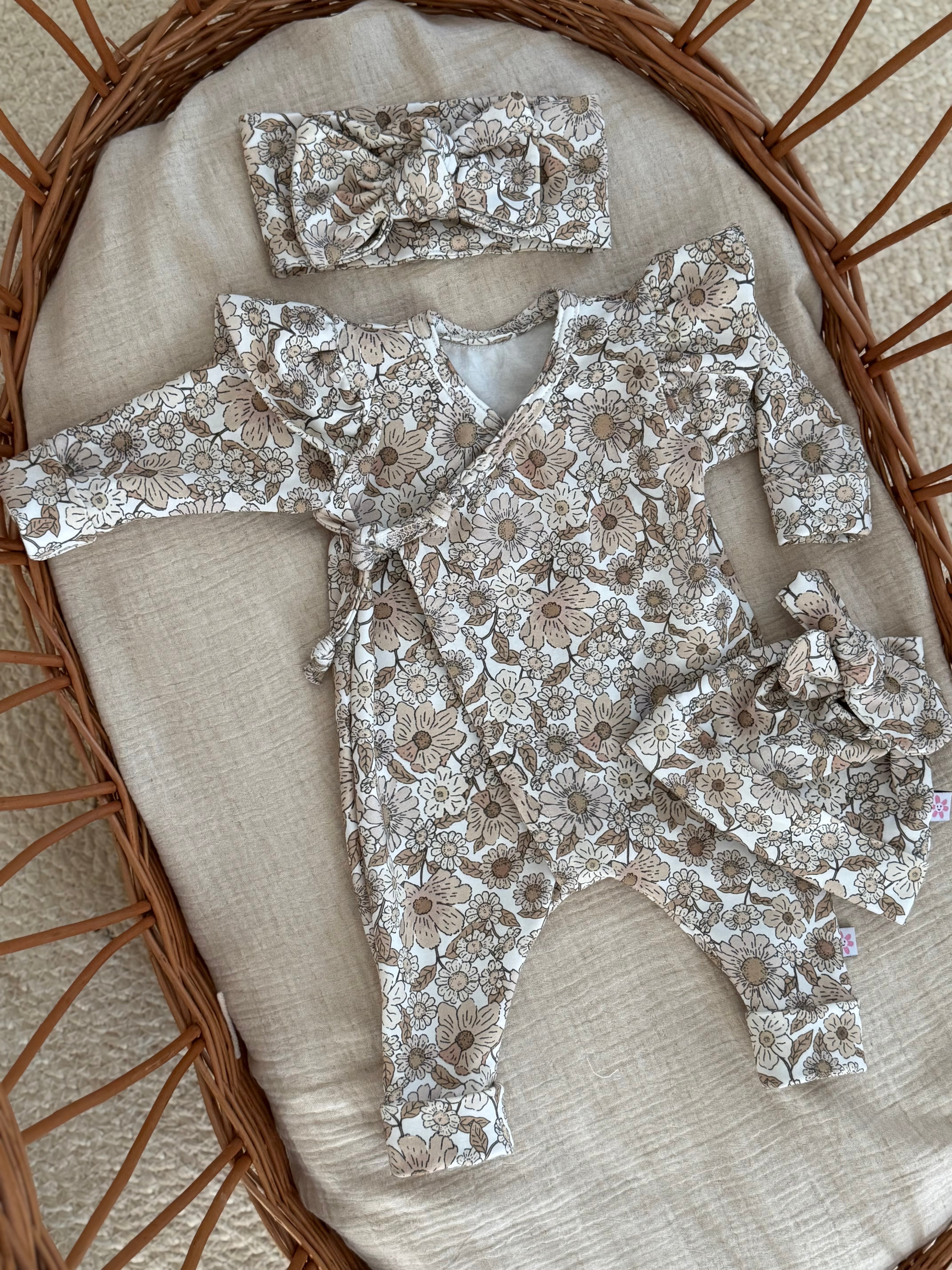 Boxpakje ruffle - retro flower - For Your Little Cutie