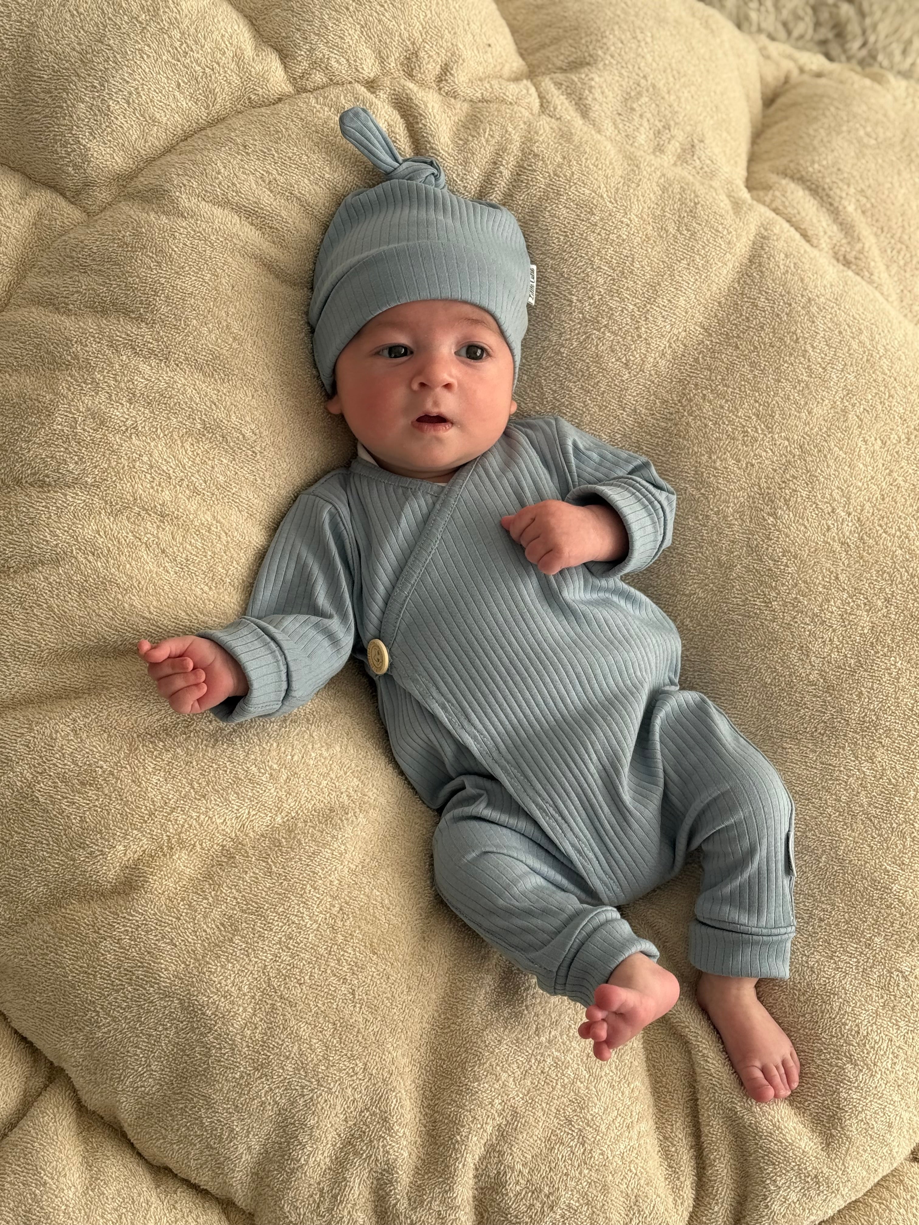 Boxpakje unisex jersey rib - blauw - For Your Little Cutie