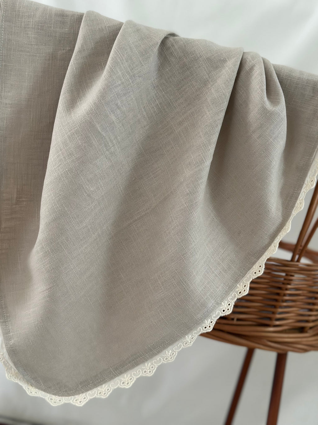 Wikkeldoek Linnen - Broderie Stone