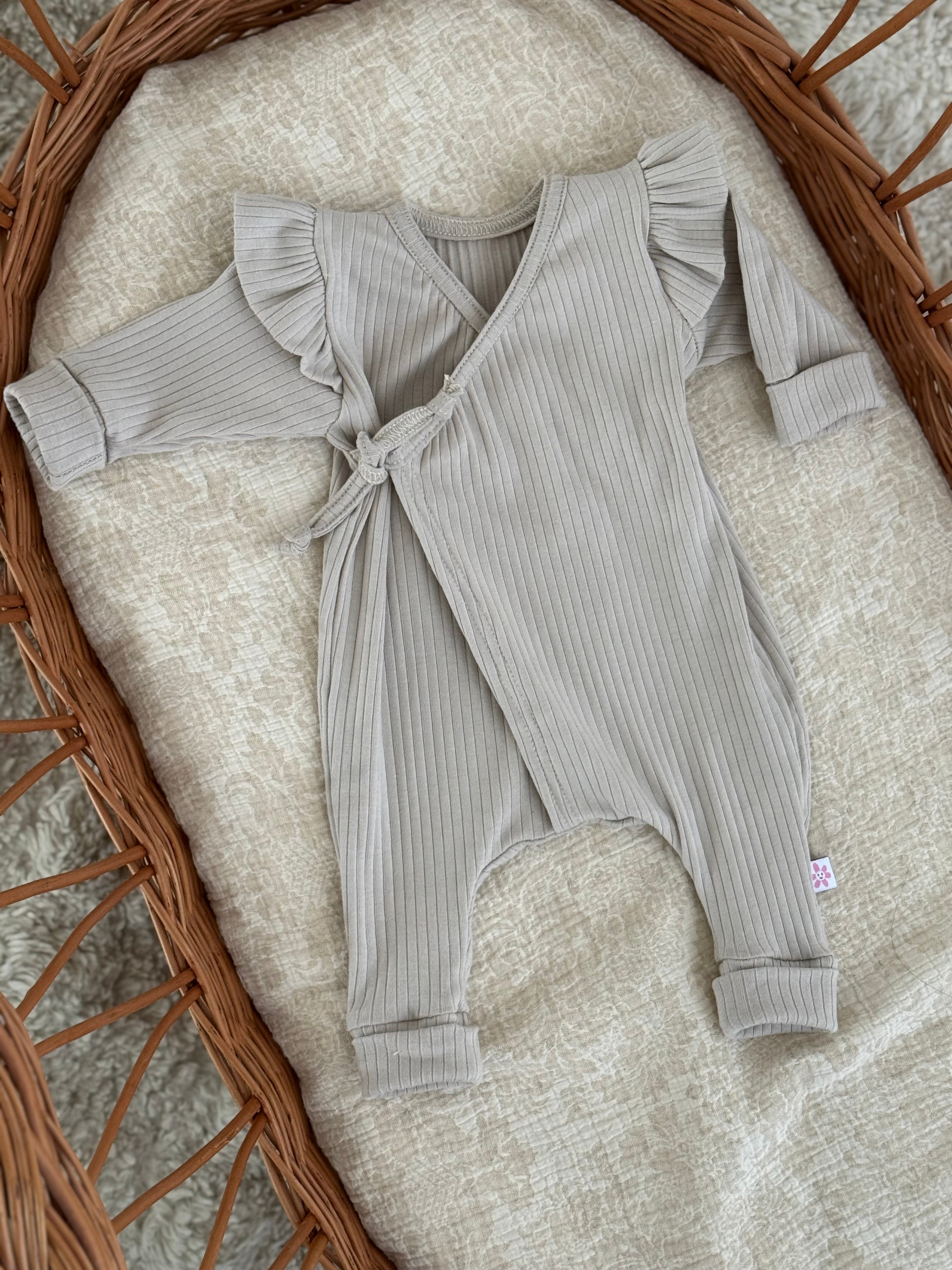 Boxpakje jersey rib - Beige - For Your Little Cutie