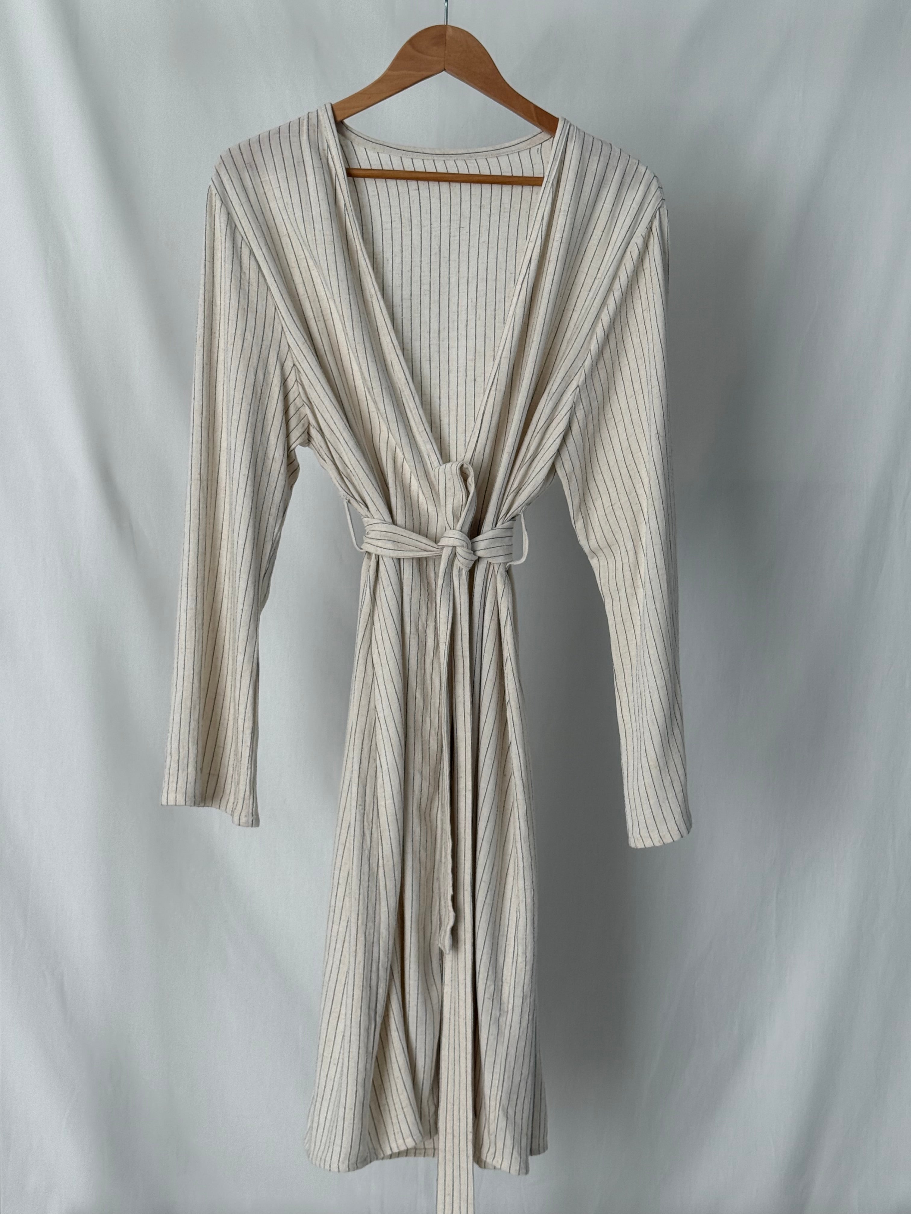 Mama Lounge Vest - Linnen Stripe