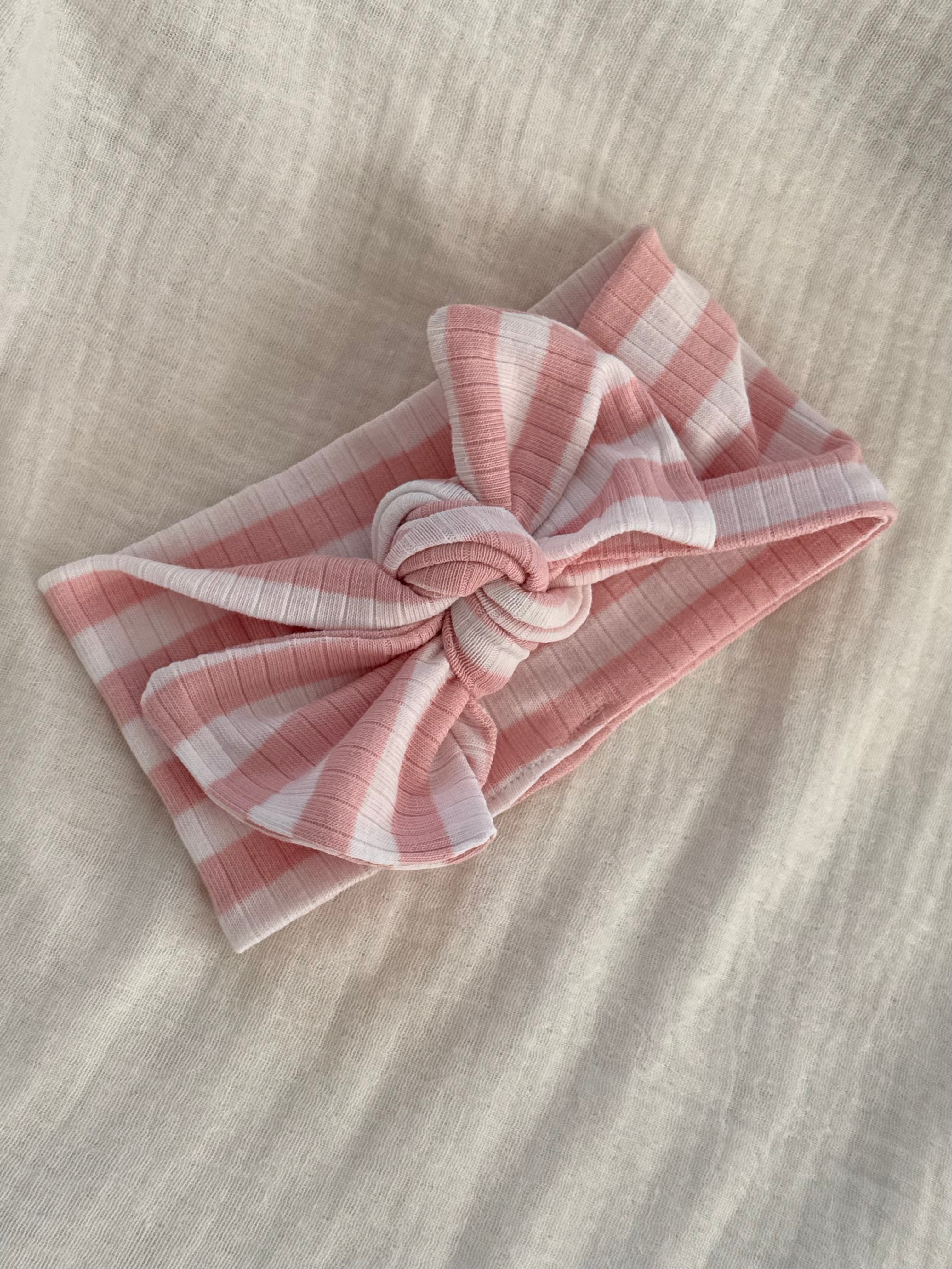 Haarbandje - Roze Stripe