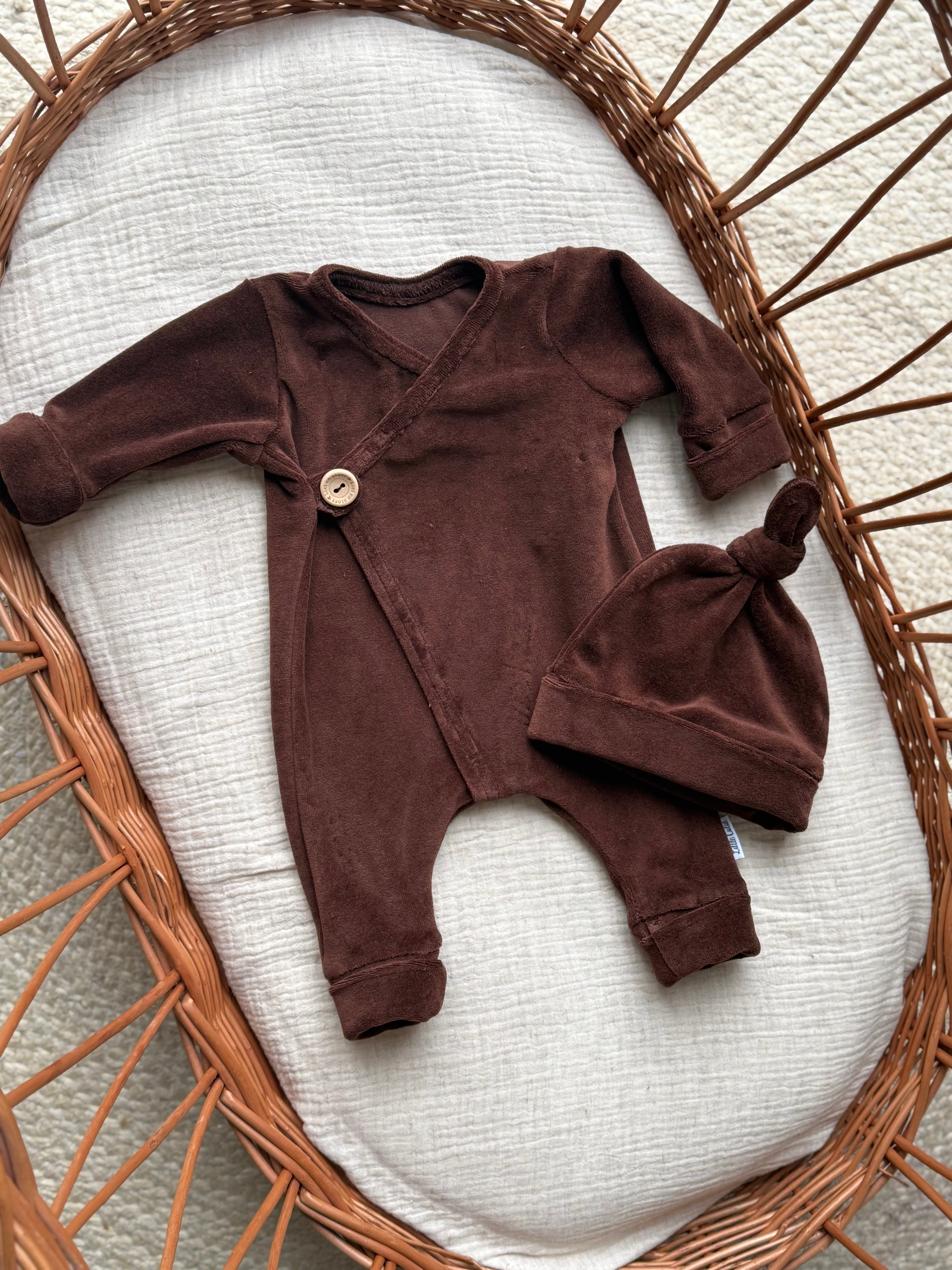 Overslag boxpakje - unisex Brown