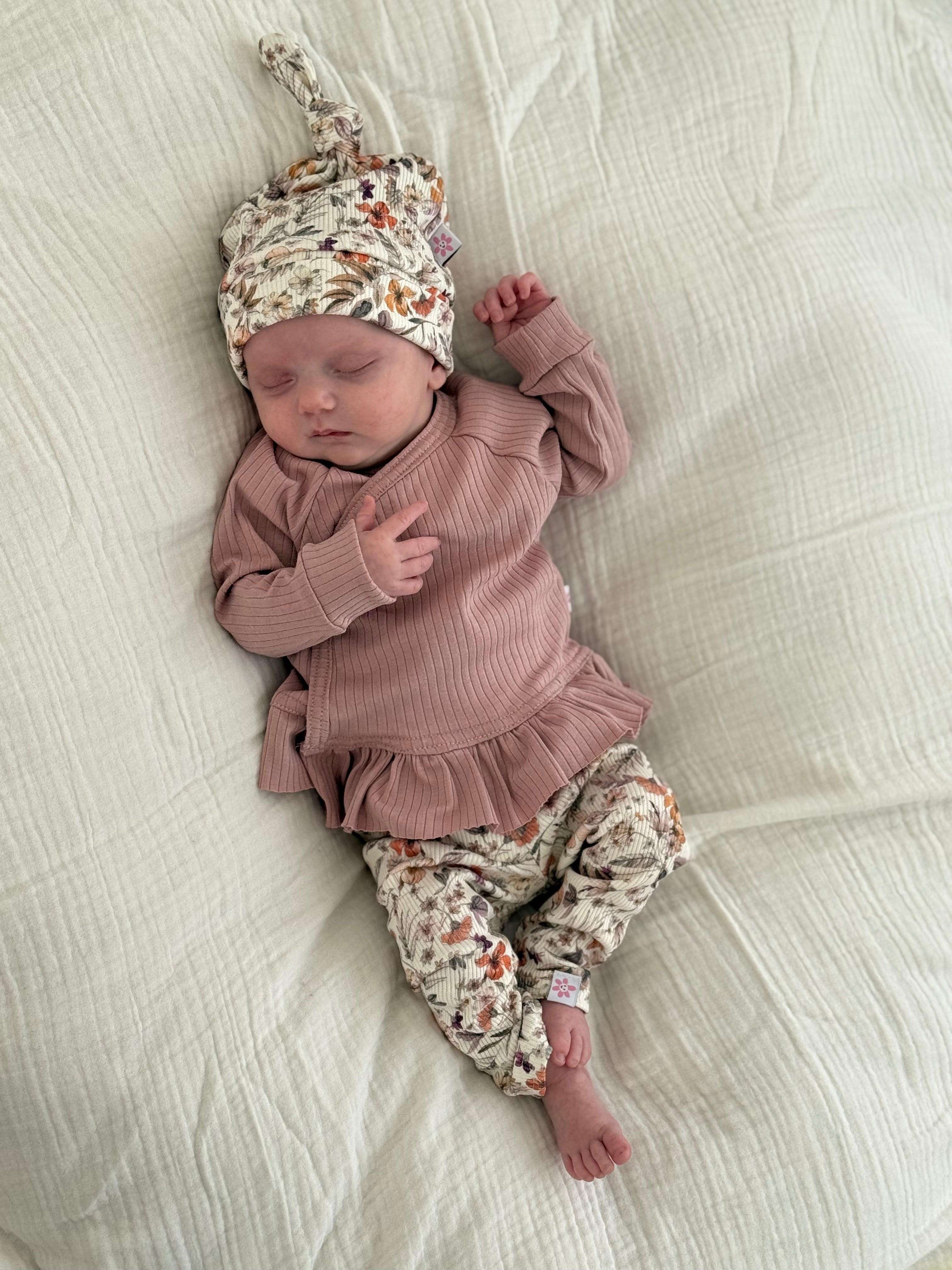 Broekje/legging - Botanic flower - For Your Little Cutie