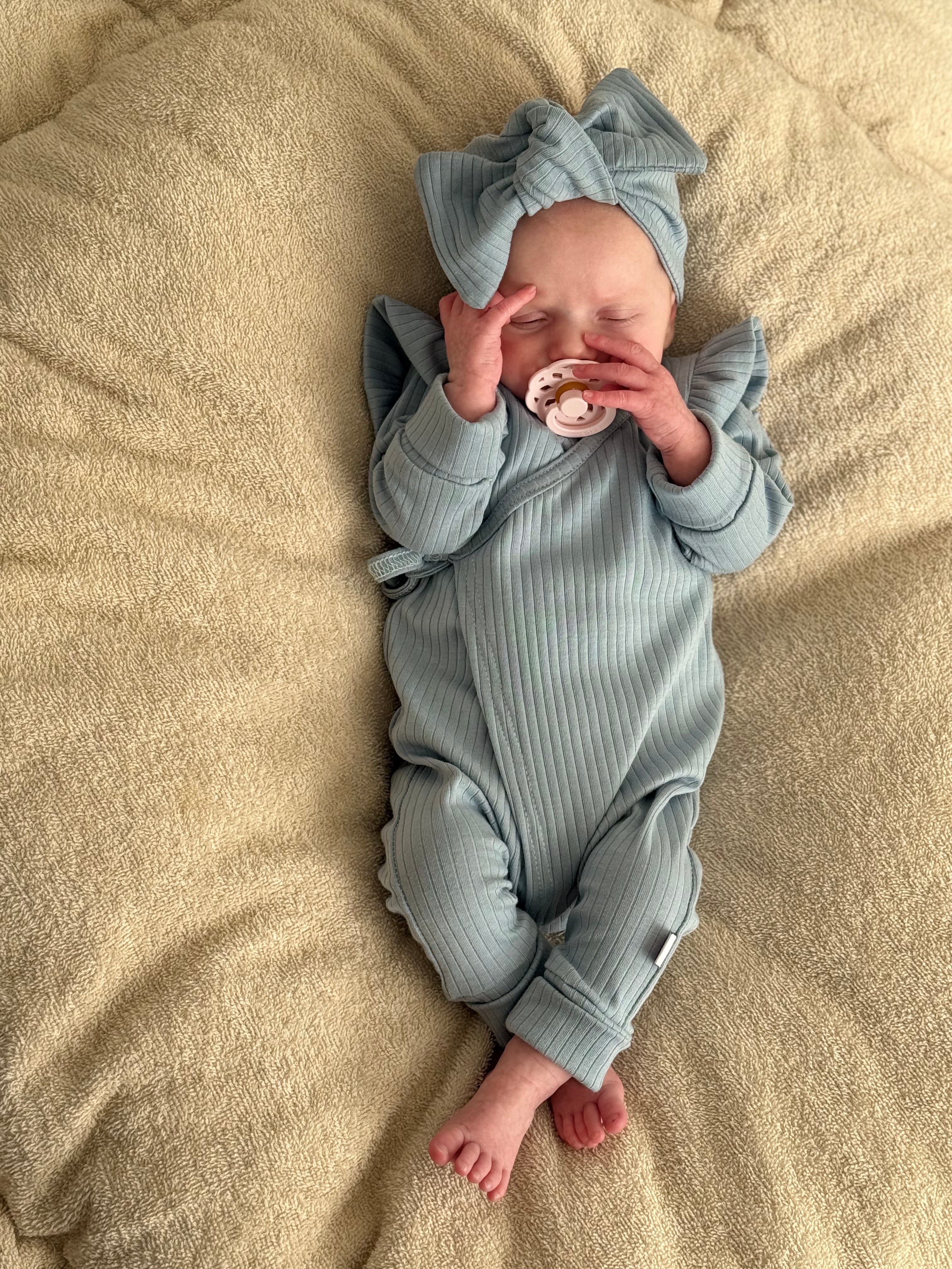 Boxpakje jersey rib - Blauw - For Your Little Cutie