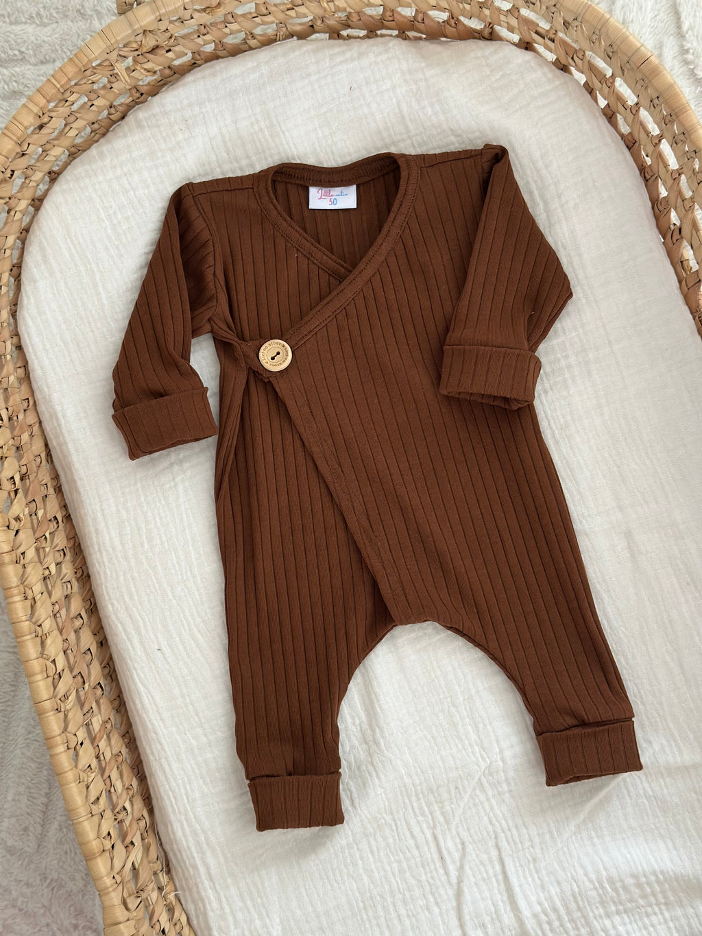 Boxpakje unisex - Rib Walnut