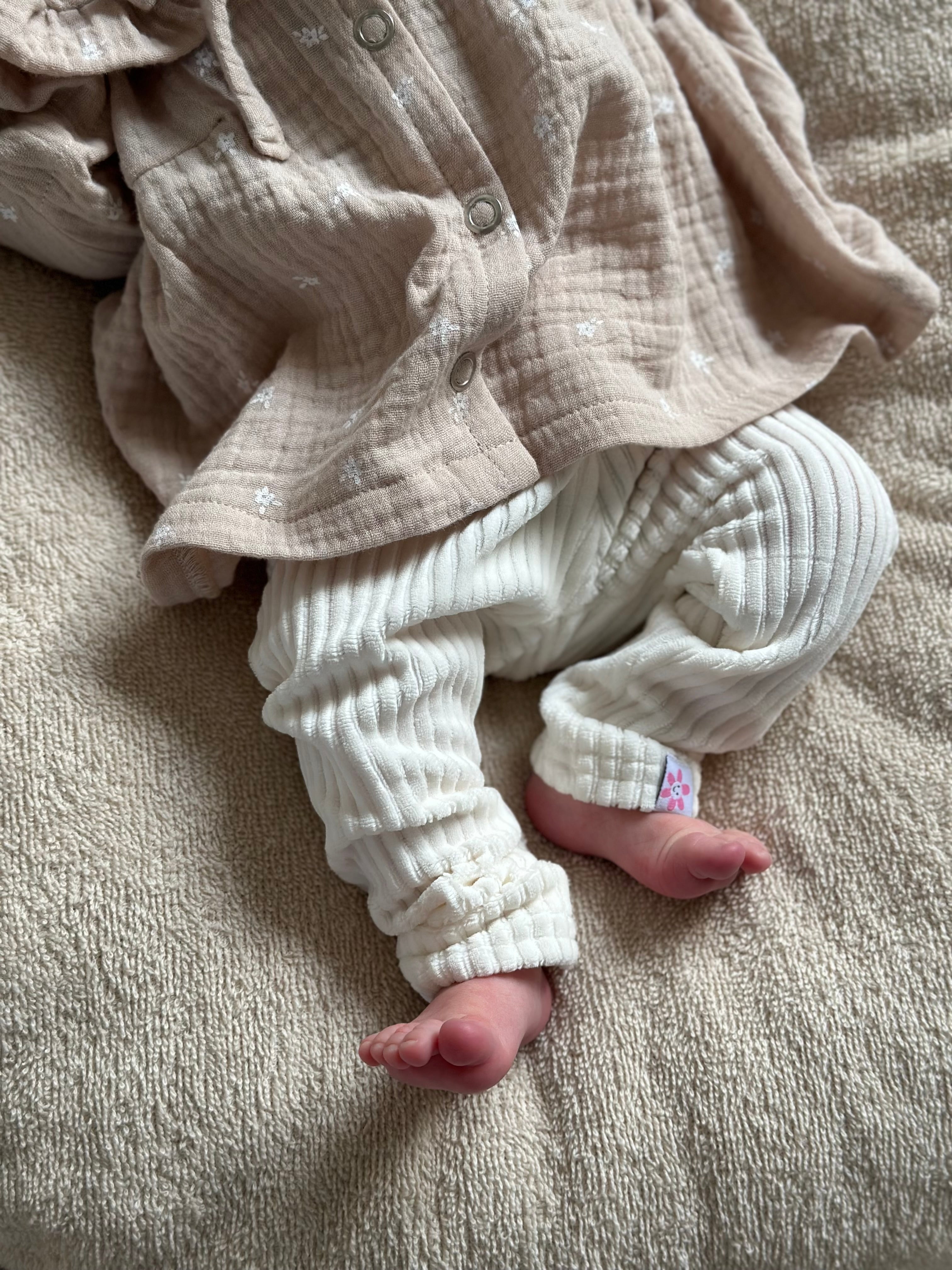 Legging/broekje - fluweel rib - For Your Little Cutie