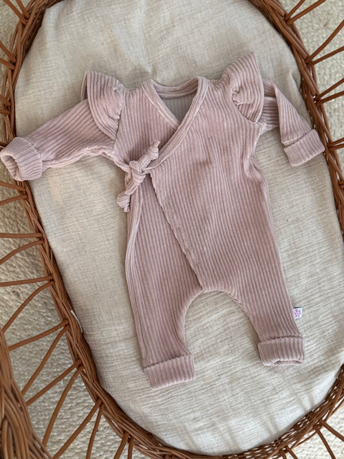 Boxpakje - fluweel rib zalm - For Your Little Cutie