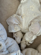Slofjes - Merino Wol Ecru - For Your Little Cutie