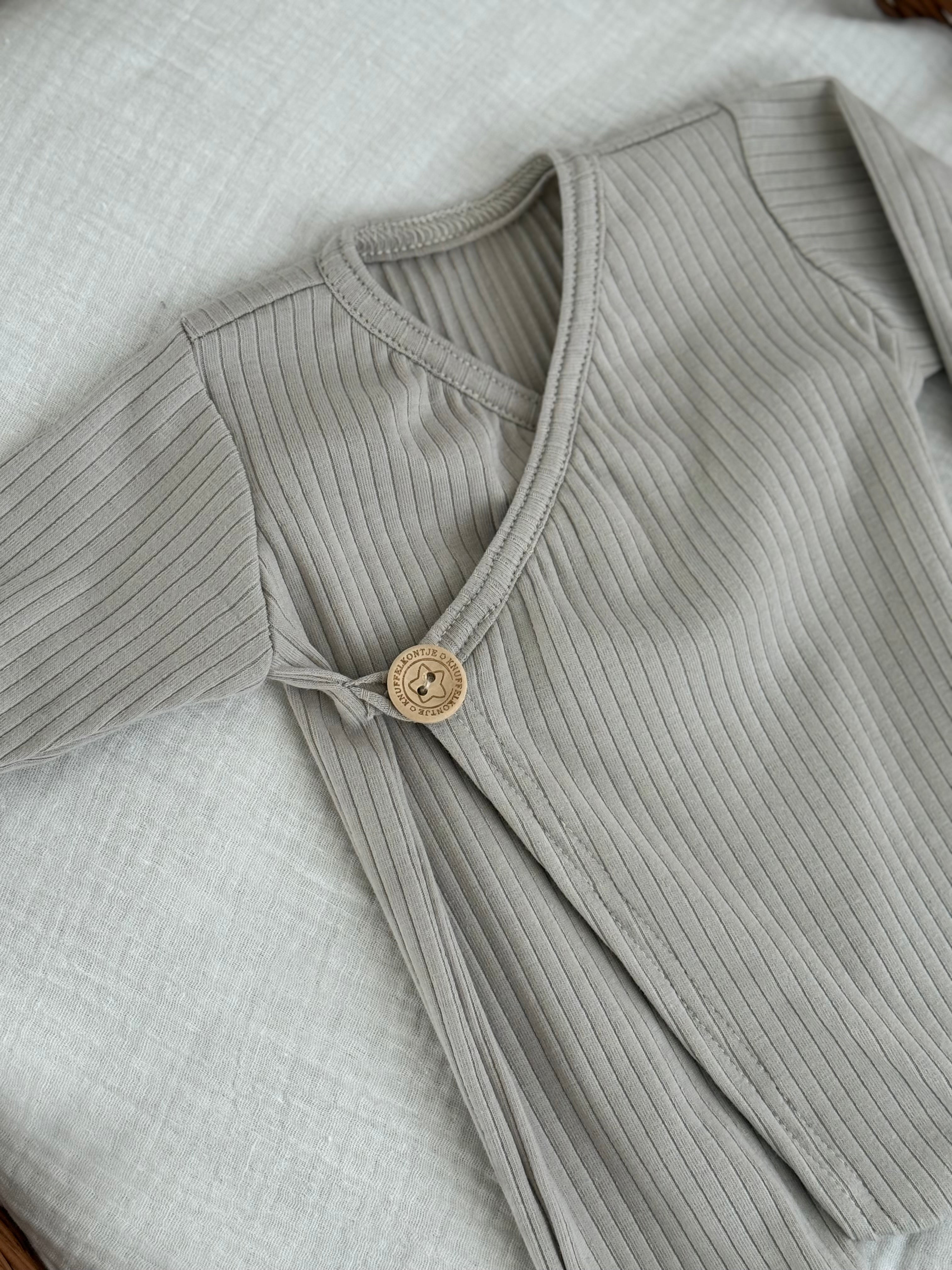 Boxpakje unisex jersey rib - beige - For Your Little Cutie