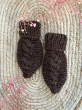 Wantjes Merino wol - bruin - For Your Little Cutie