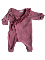 Overslagboxpakje - Velours pink - For Your Little Cutie